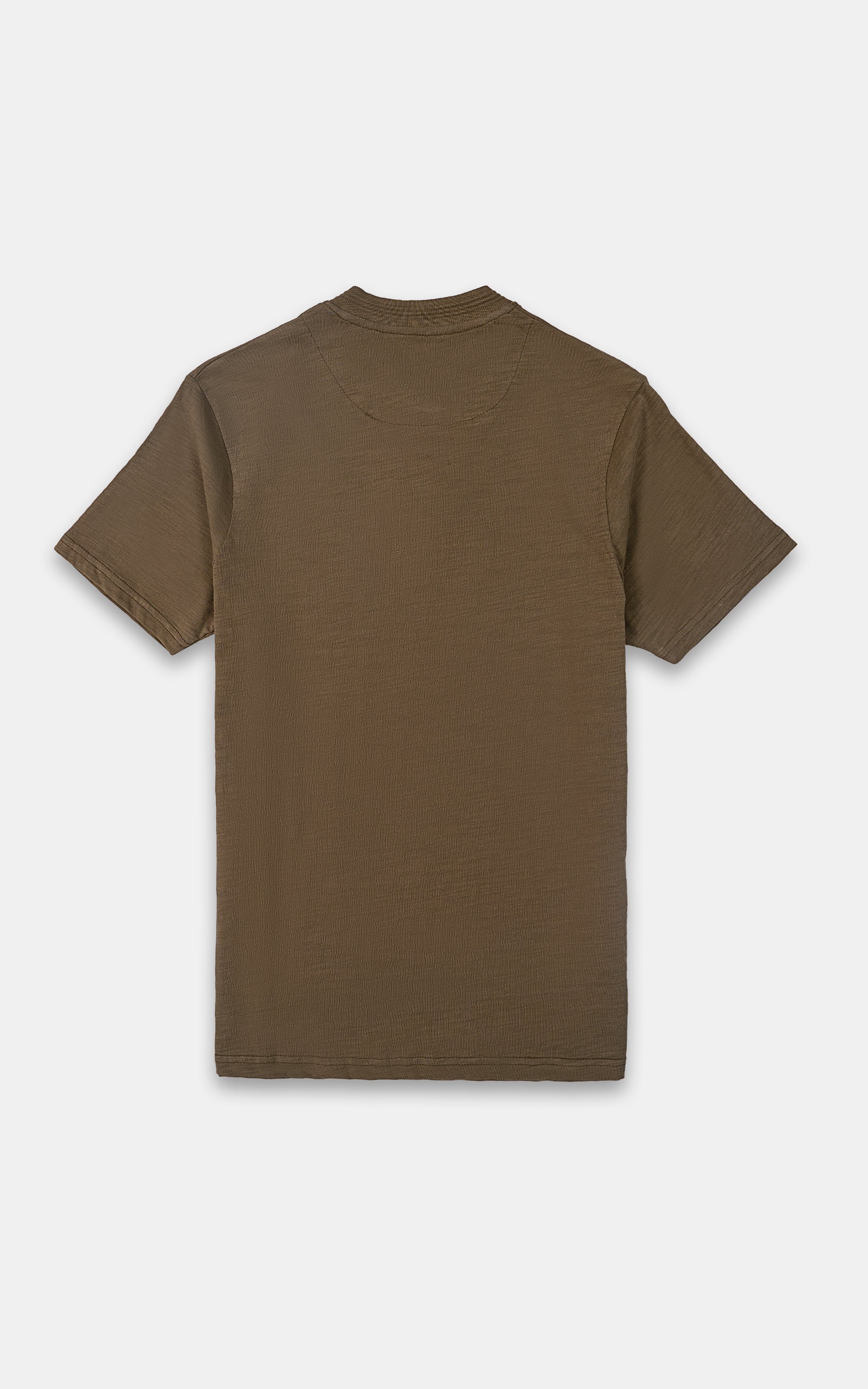 HENLEY T-SHIRT OLIVE GREEN