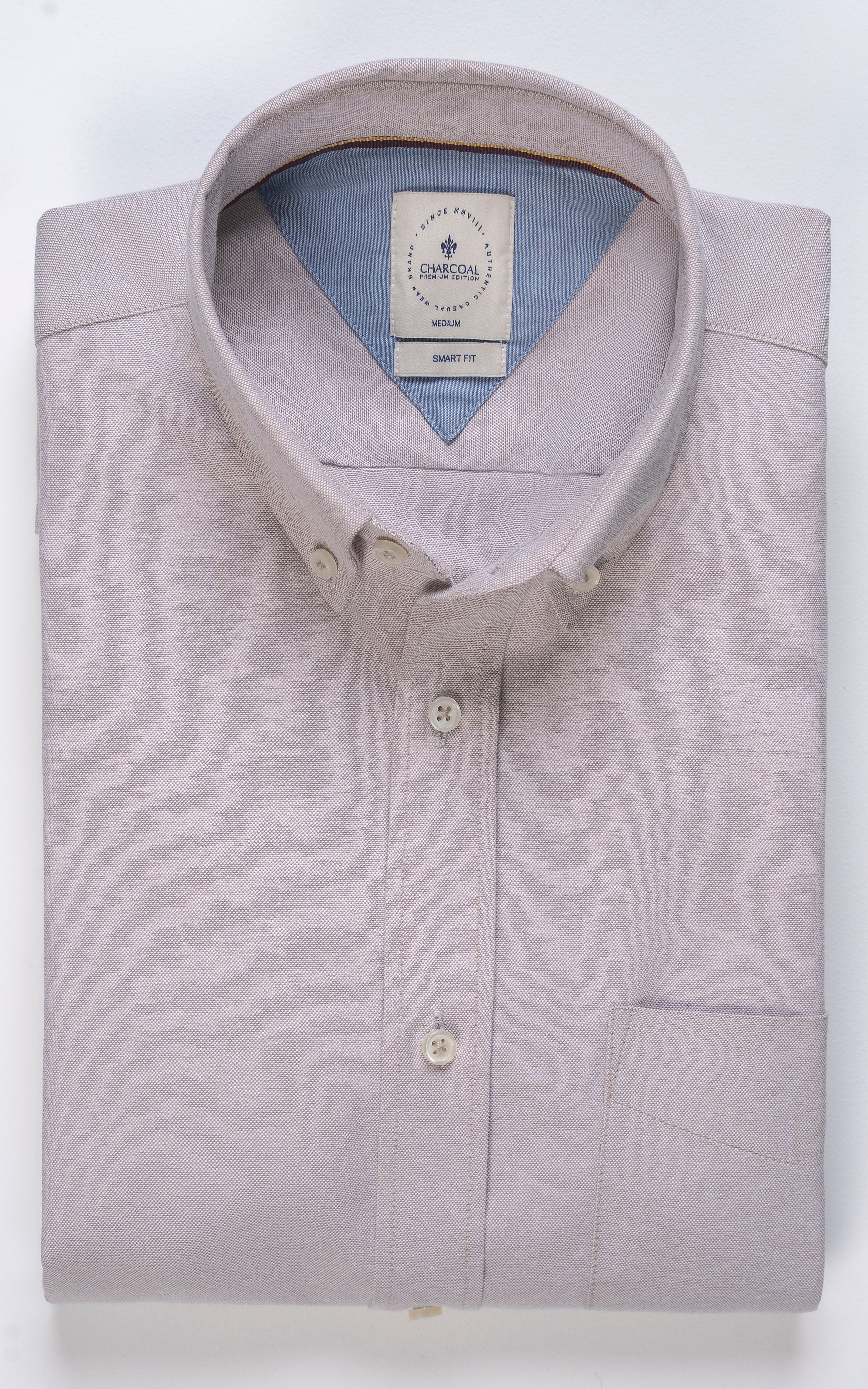 BUTTON DOWN COLLAR SHIRT KHAKI