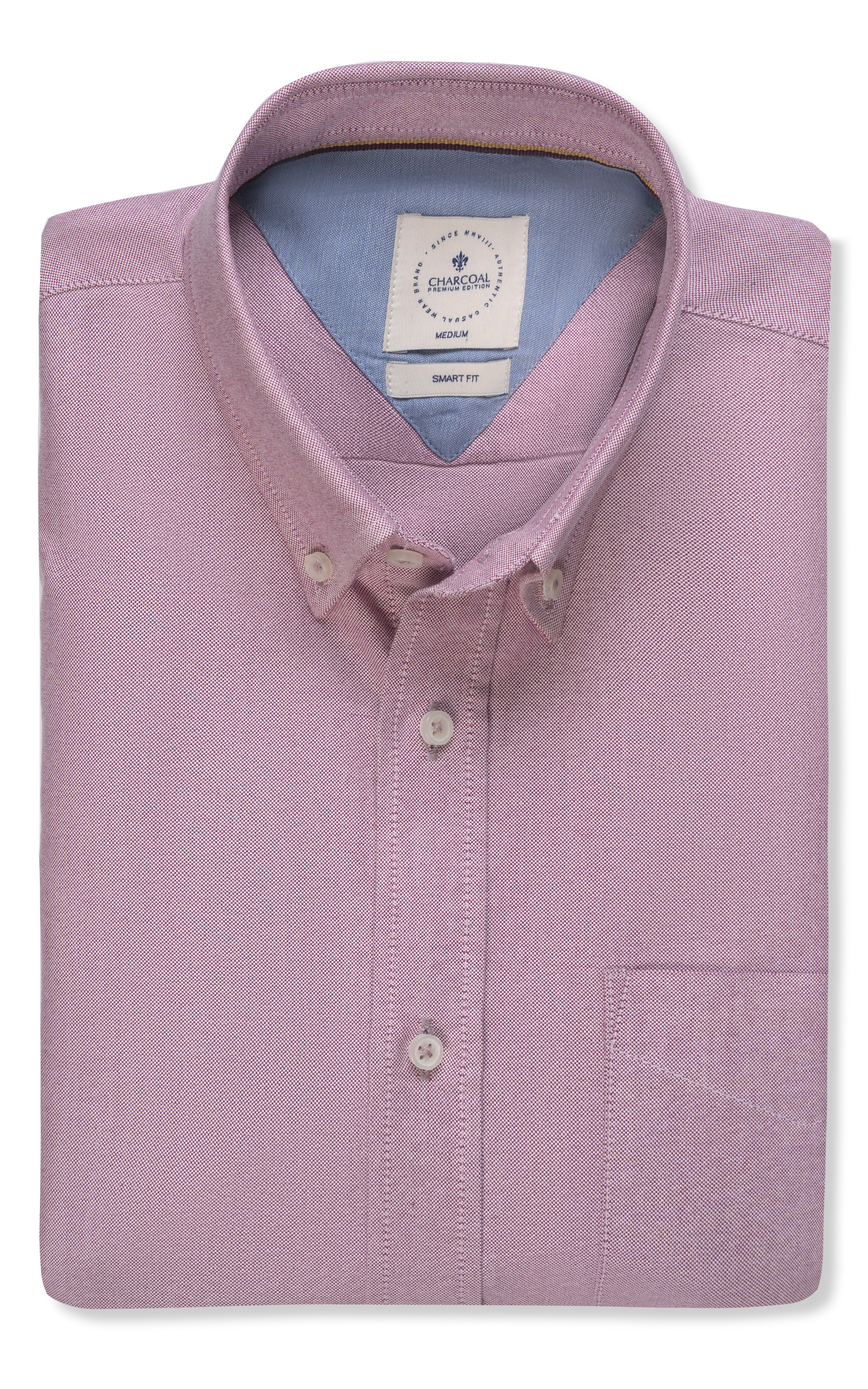 BUTTON DOWN COLLAR SHIRT MAROON