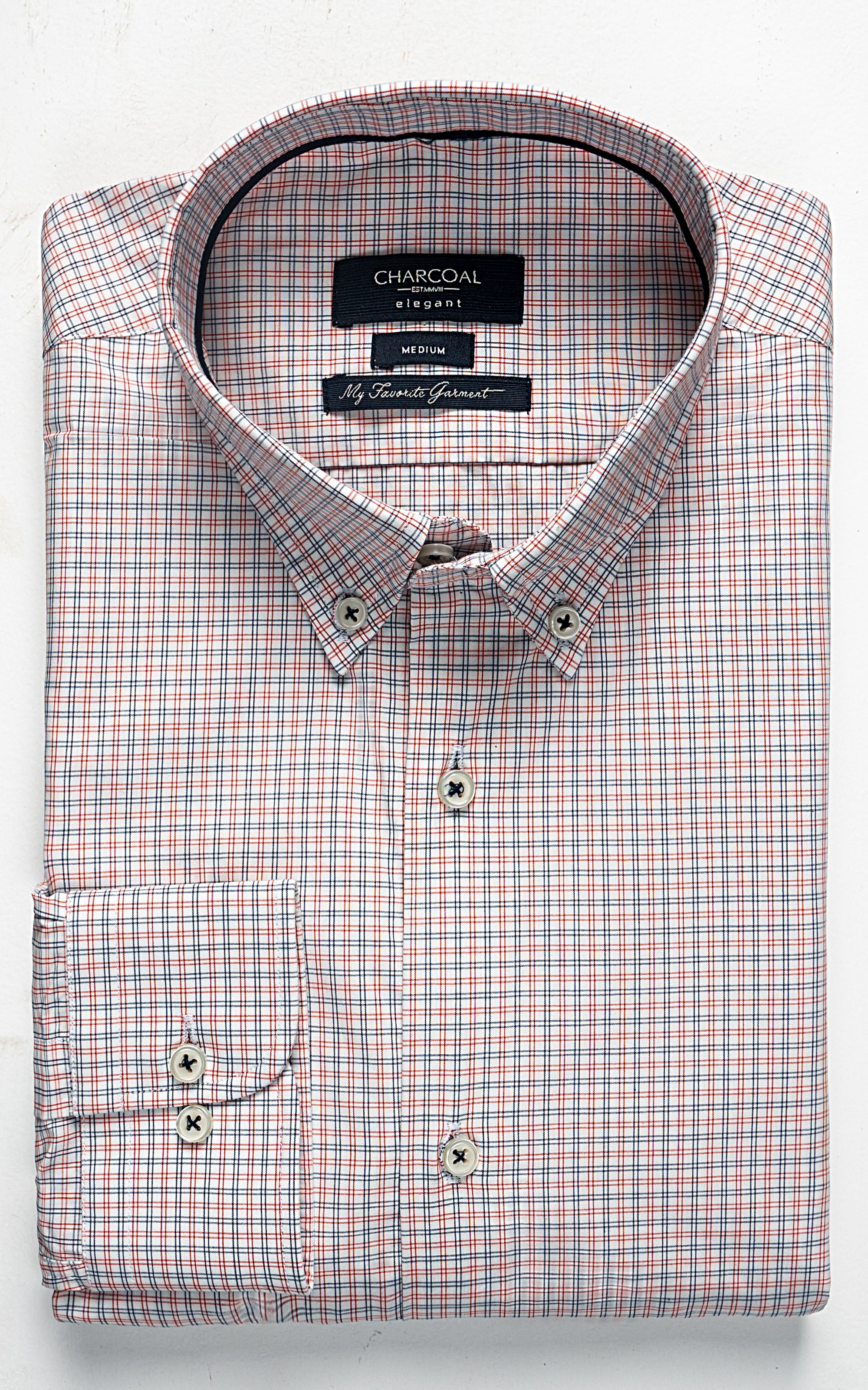 SEMI FORMAL NAVY RED CHECK