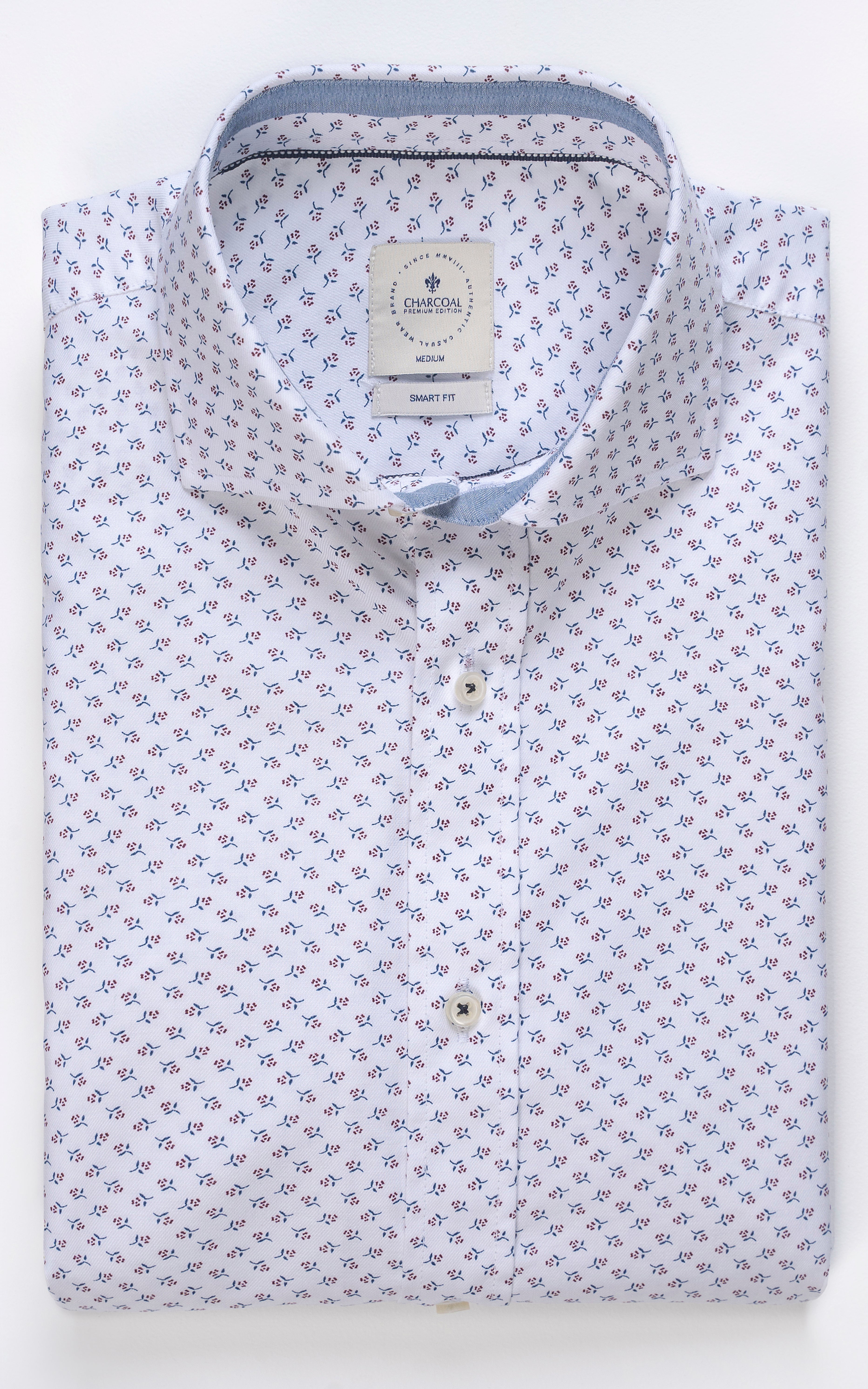 SMART SHIRT FRENCH COLLAR WHITE