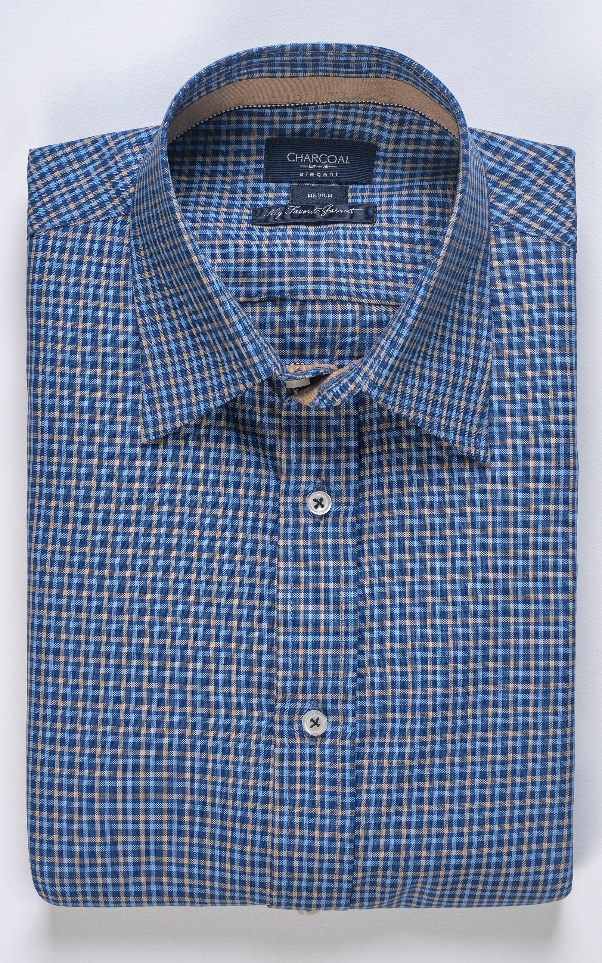 SEMI FORMAL SHIRT NAVY KHAKI
