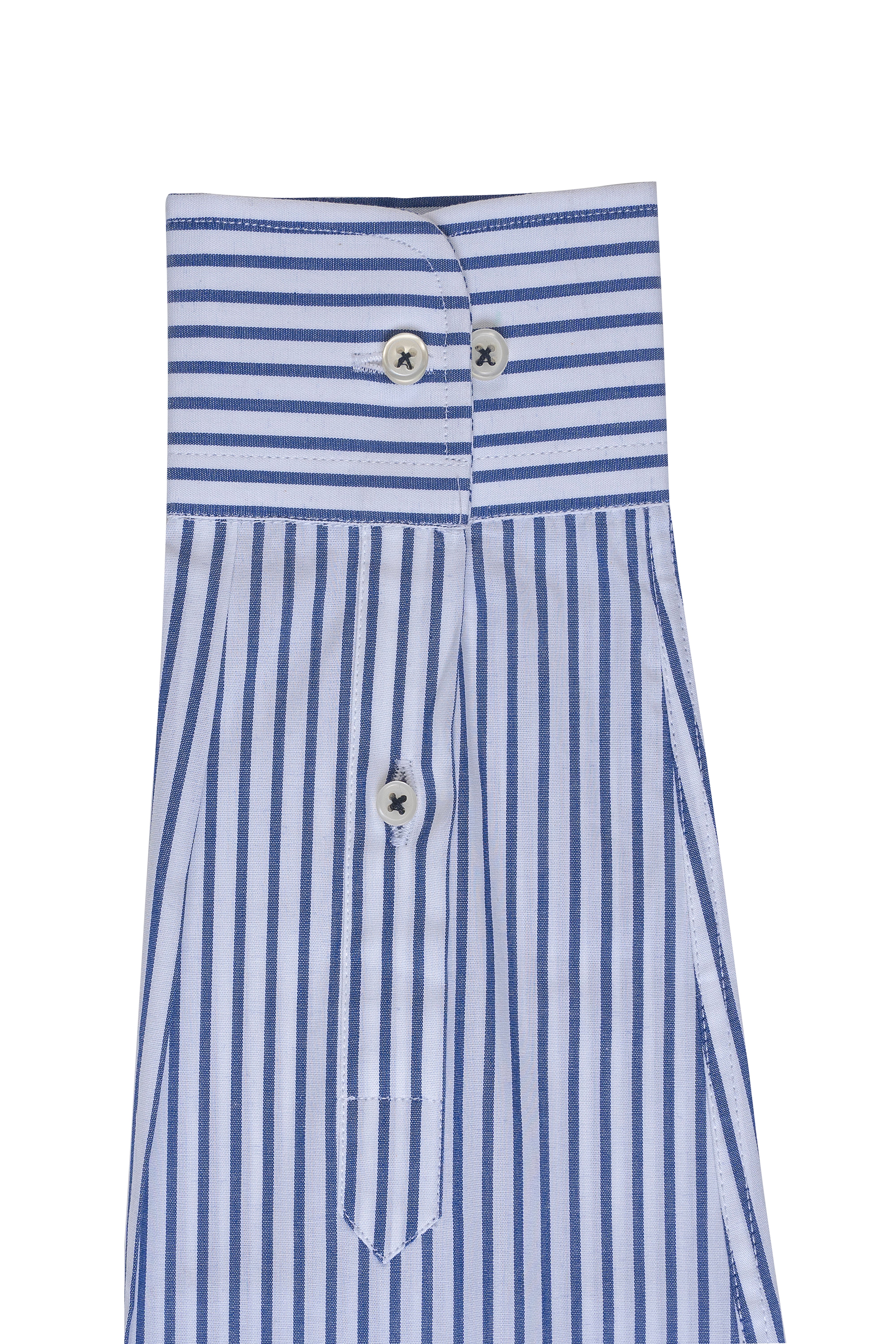 SEMI FORMAL SHIRT WHITE BLUE