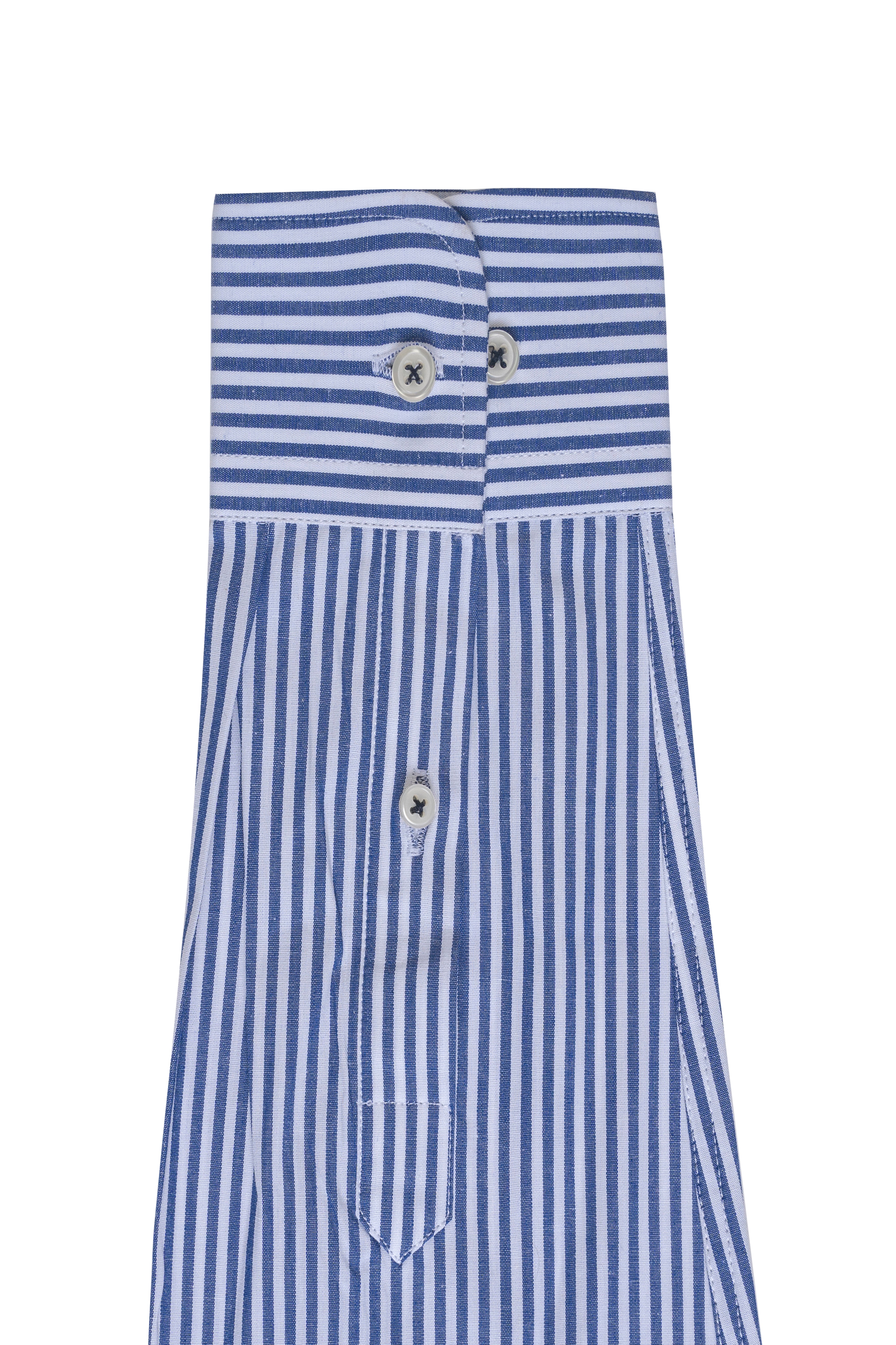 SEMI FORMAL SHIRT BLUE WHITE