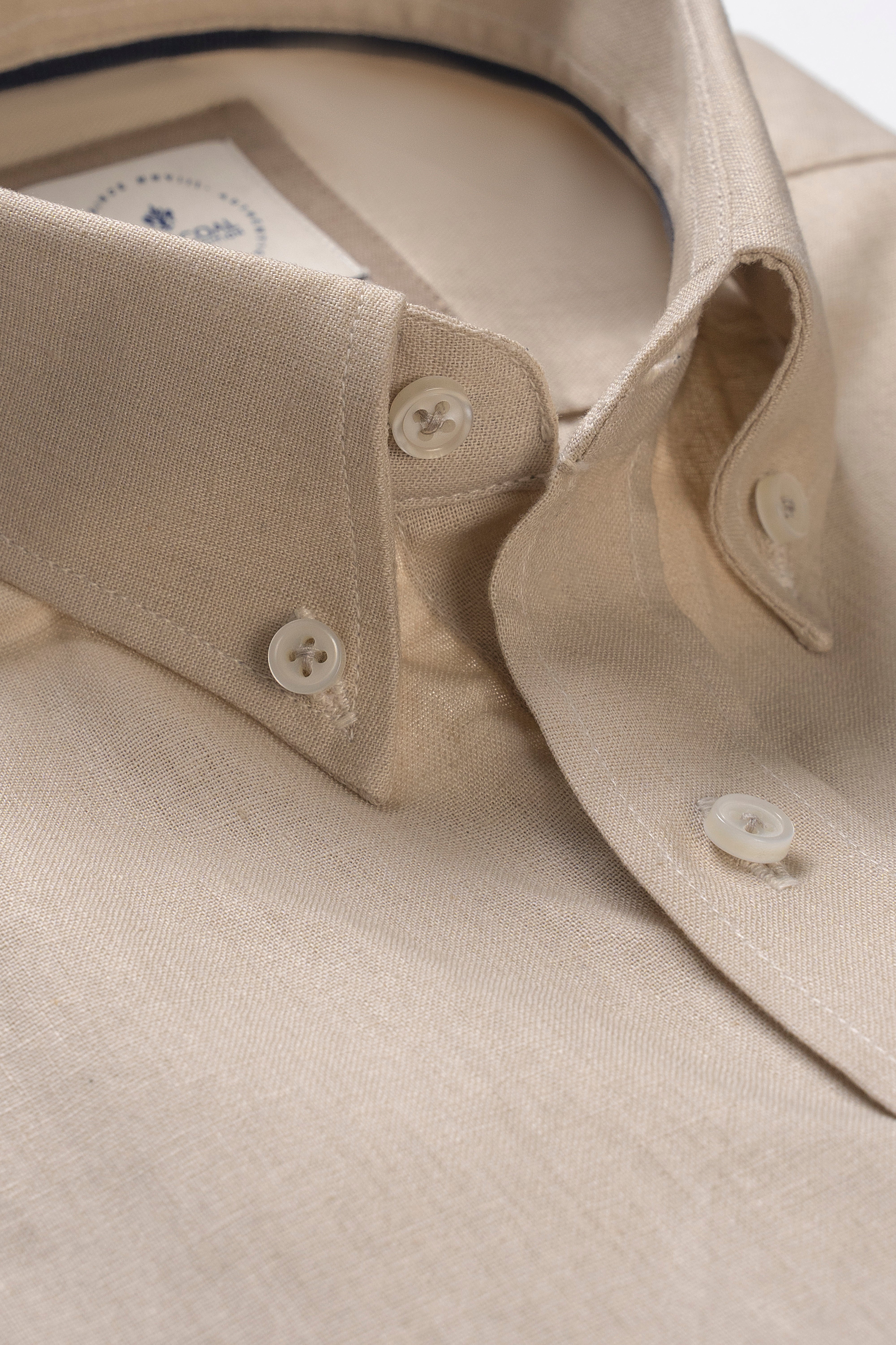 BUTTON DOWN COLLAR SHIRT SMART SHIRT KHAKI