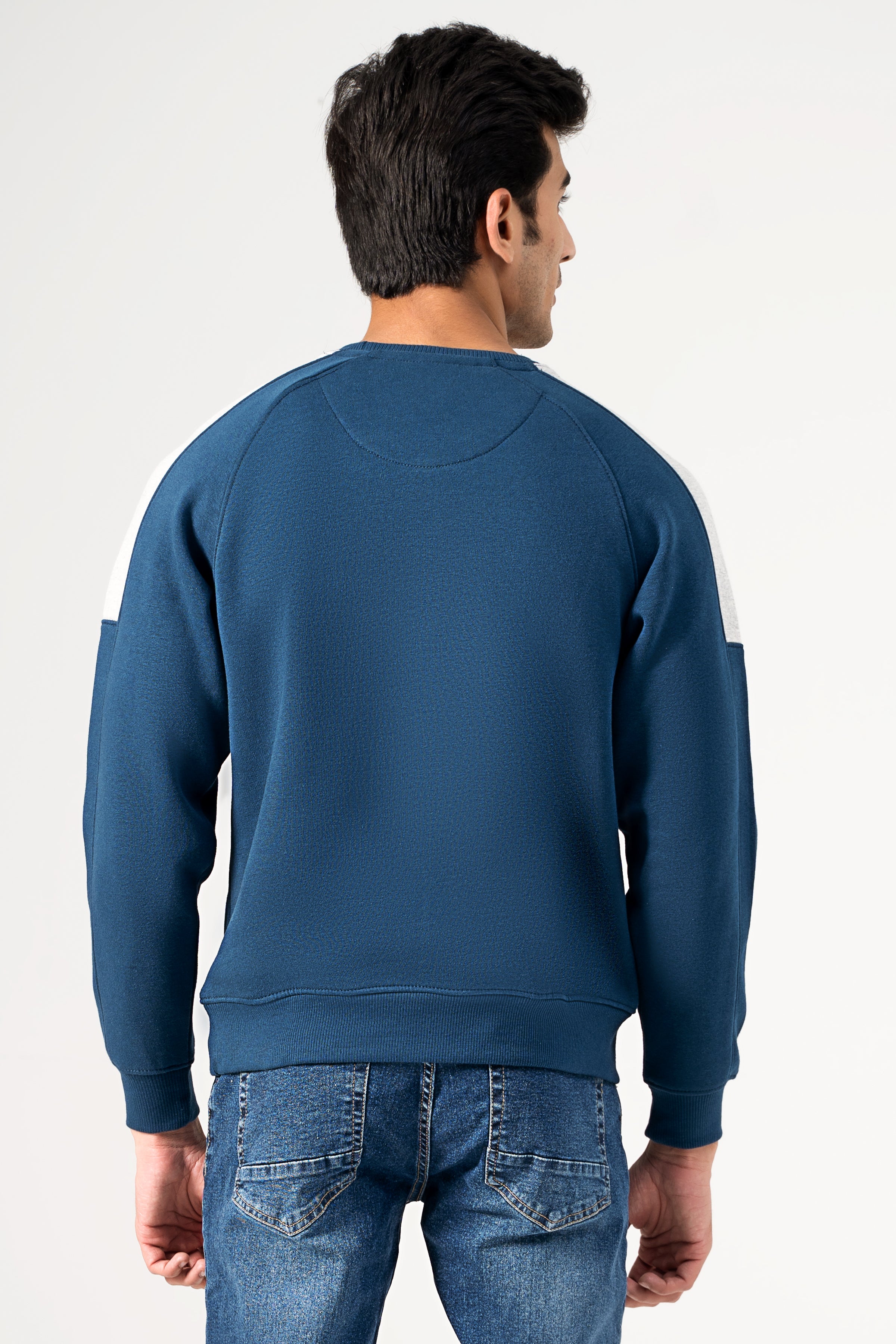 CREW NECK SWEAT SHIRT TEAL