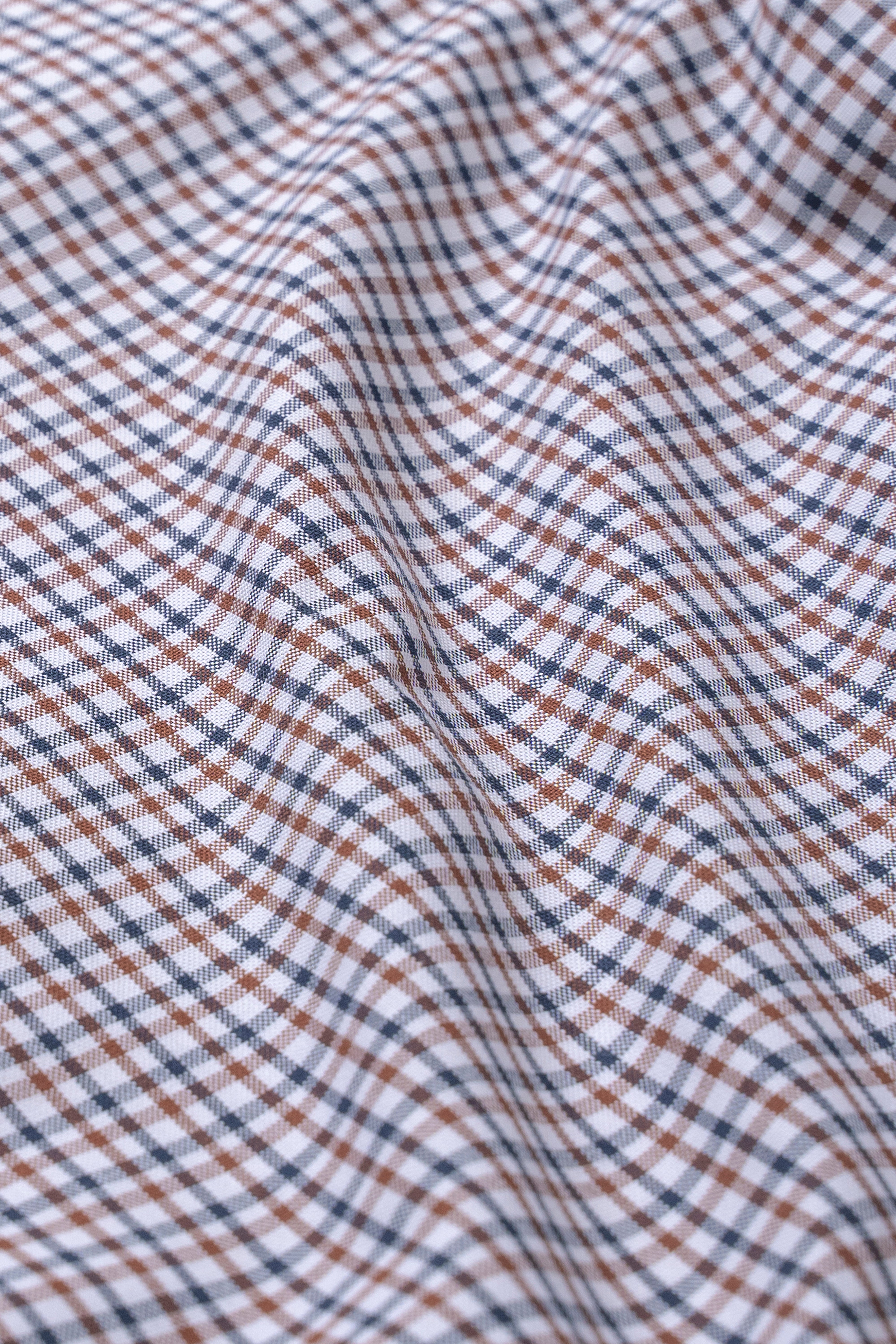 SEMI FORMAL SHIRT WHITE NAVY