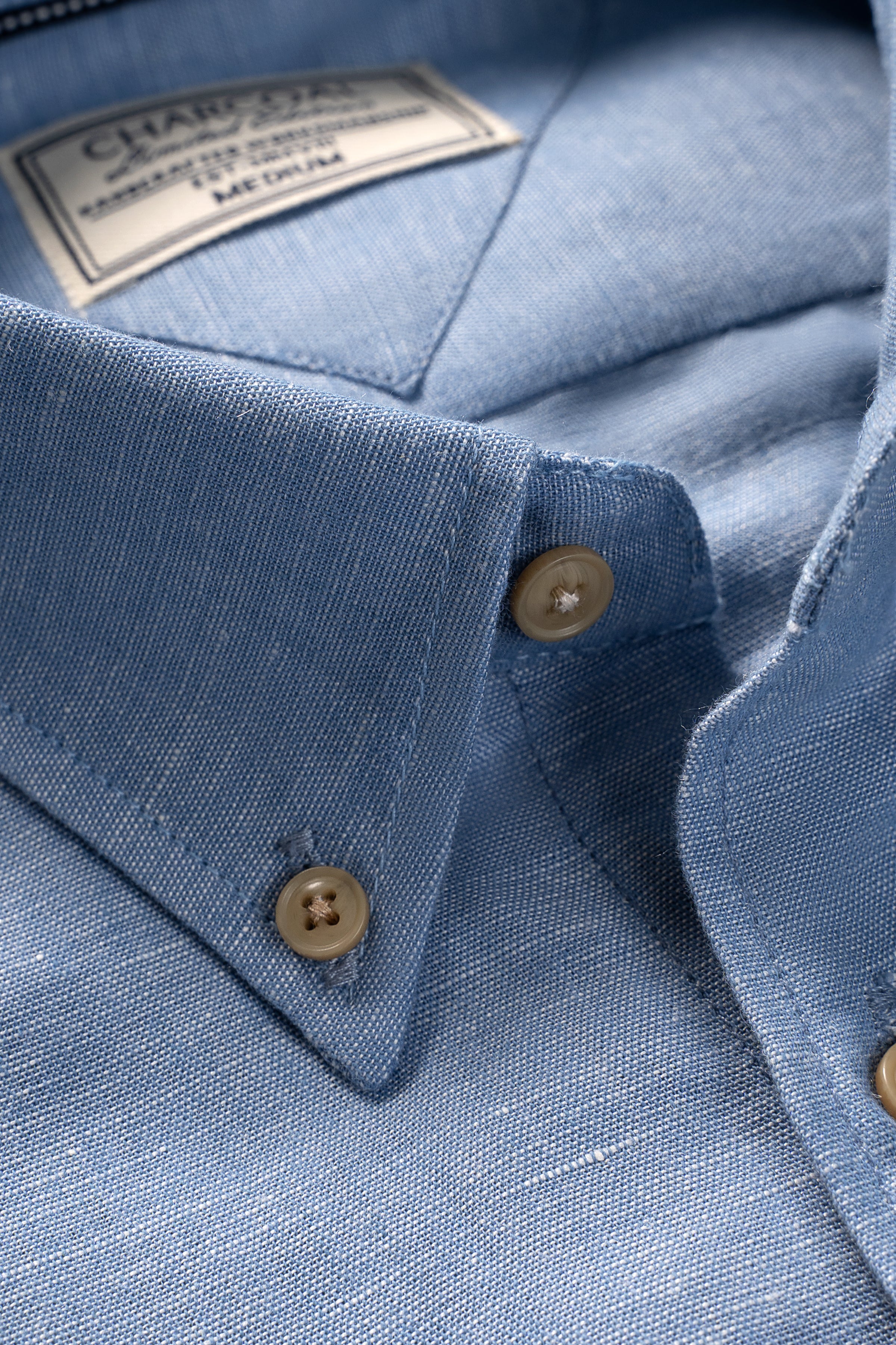 LIMITED EDITION LINEN FABRIC SHIRT SKY BLUE