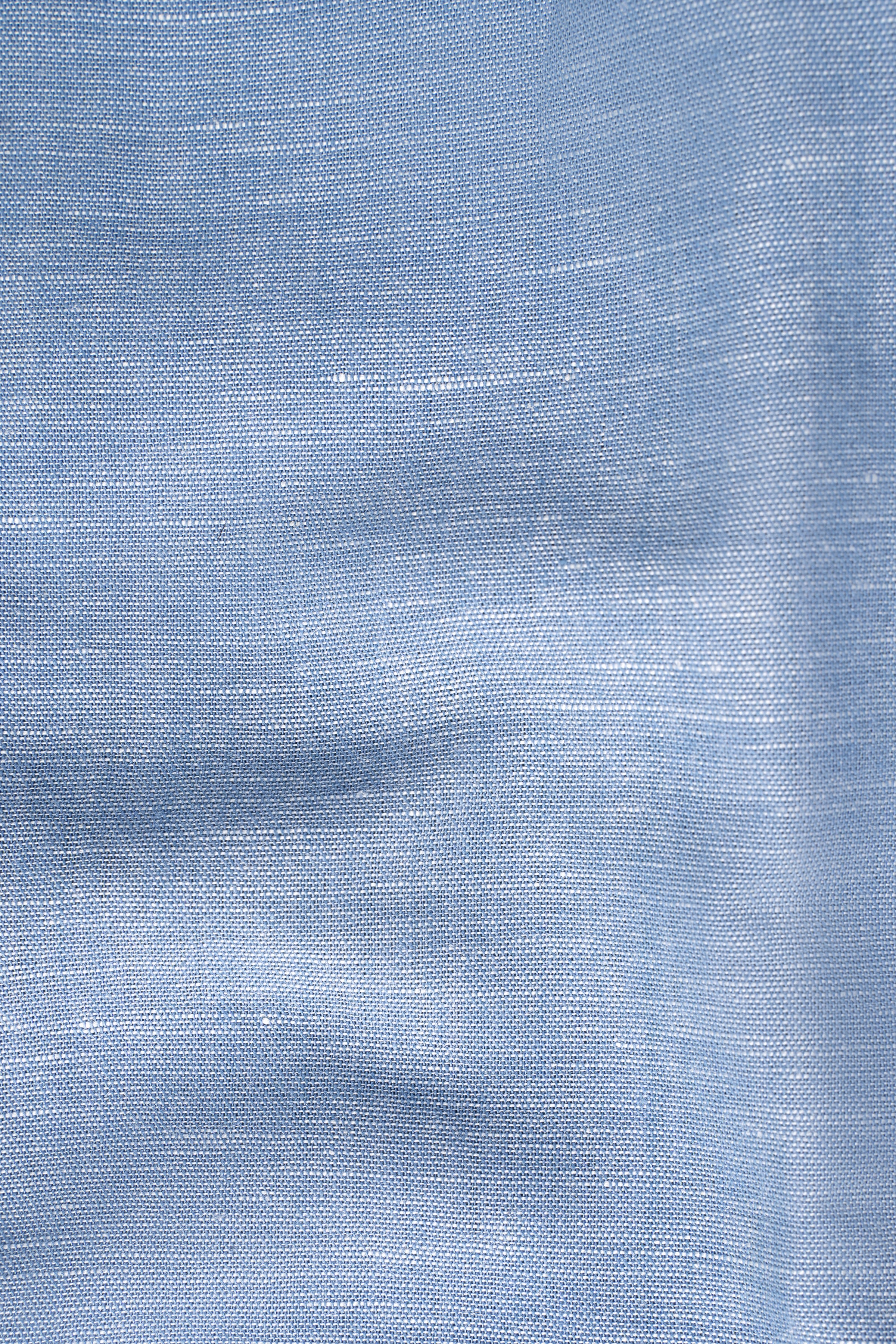 LIMITED EDITION LINEN FABRIC SHIRT SKY BLUE