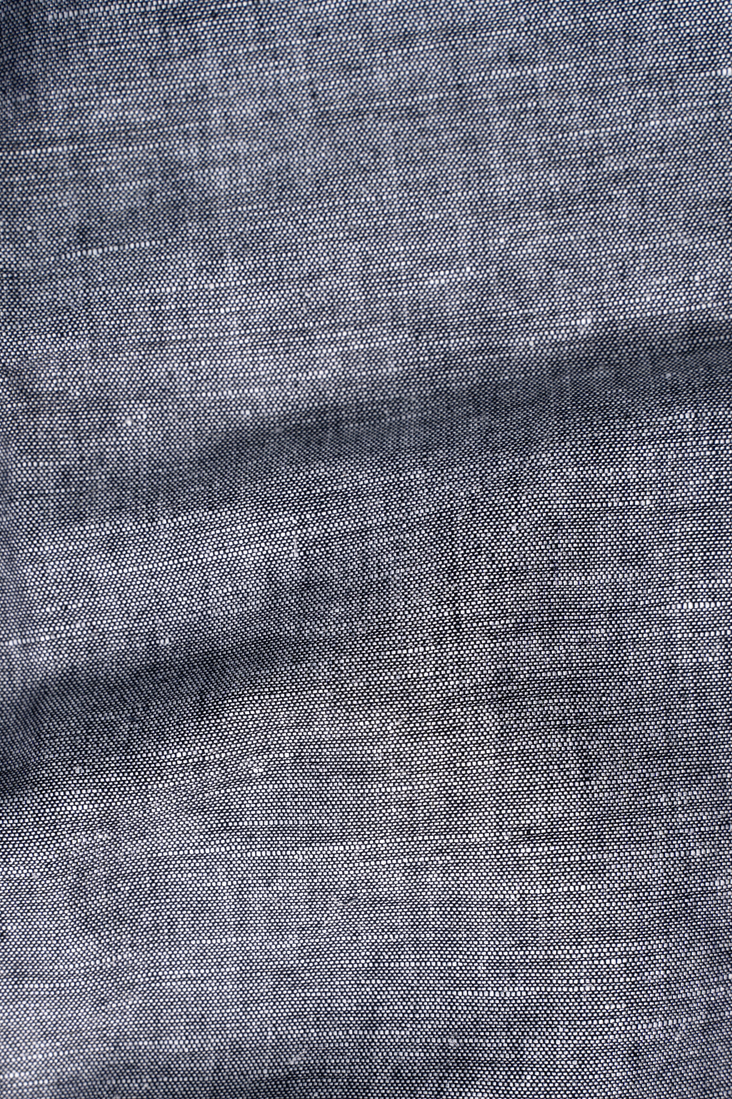 Chambray blue shirt fabric texture swatch