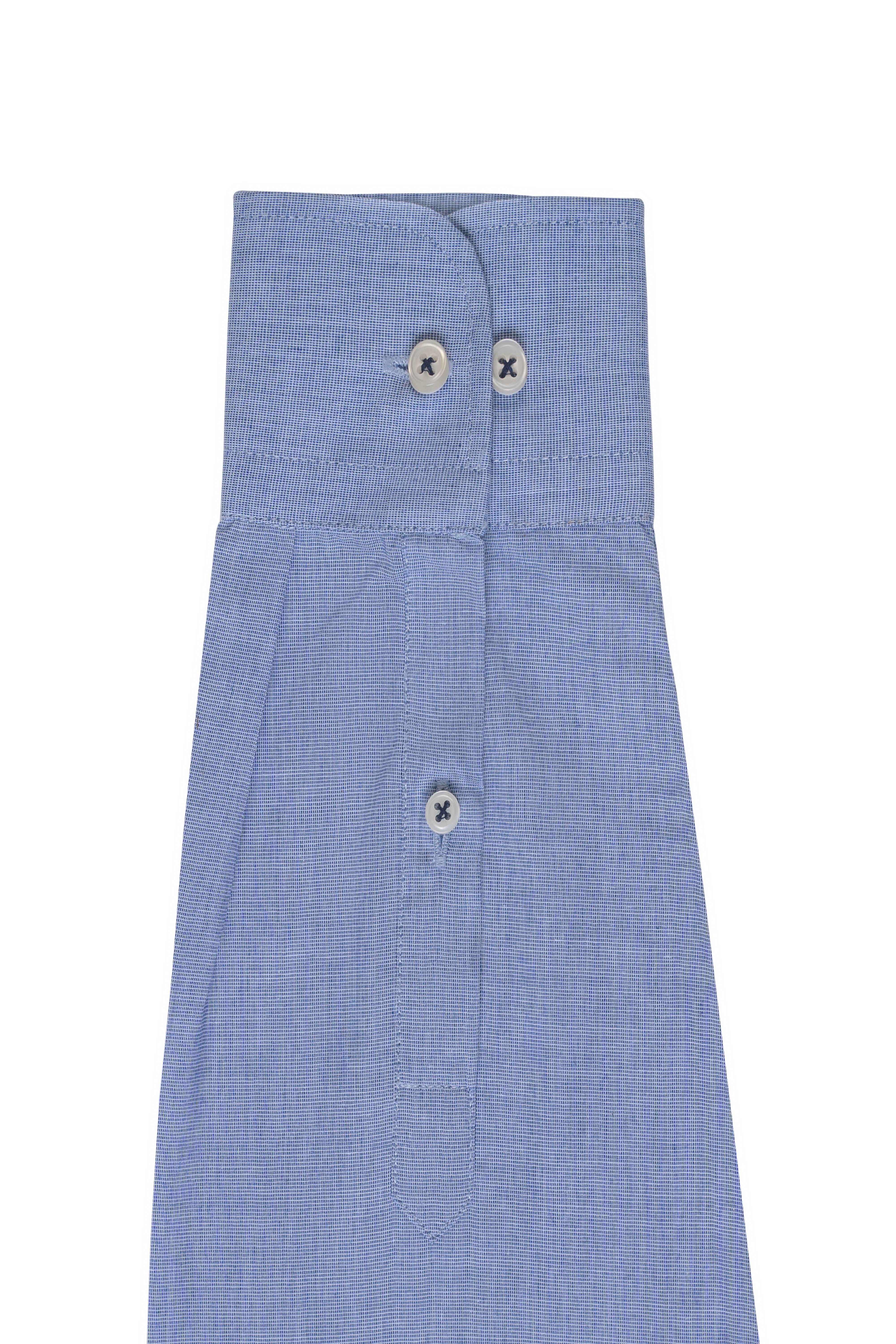 SMART SHIRT BONE COLLAR BLUE