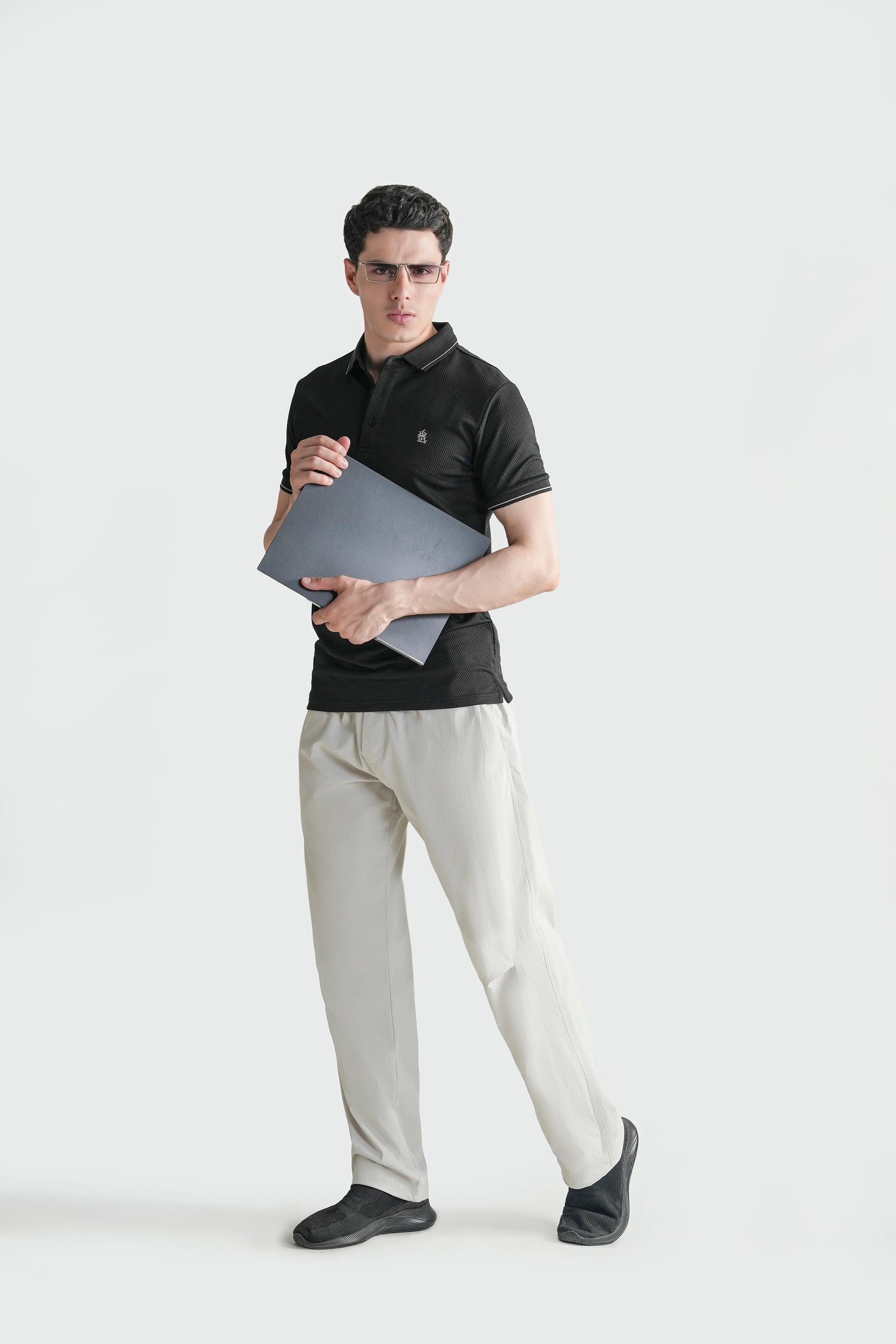 SMART FIT CLASSIC PREMIUM POLO SHIRT BLACK