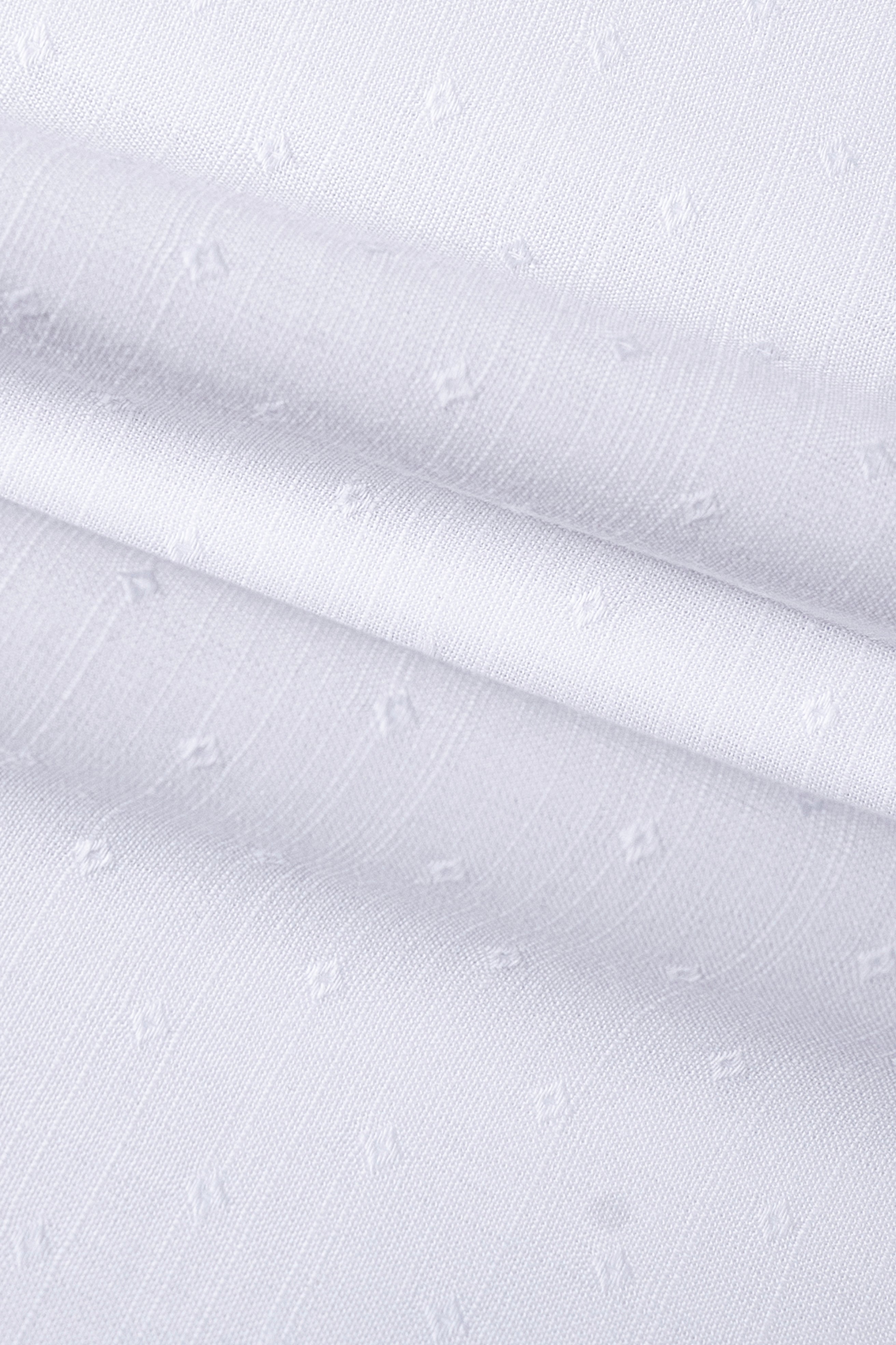 White shirt fabric close-up with fine textured weave