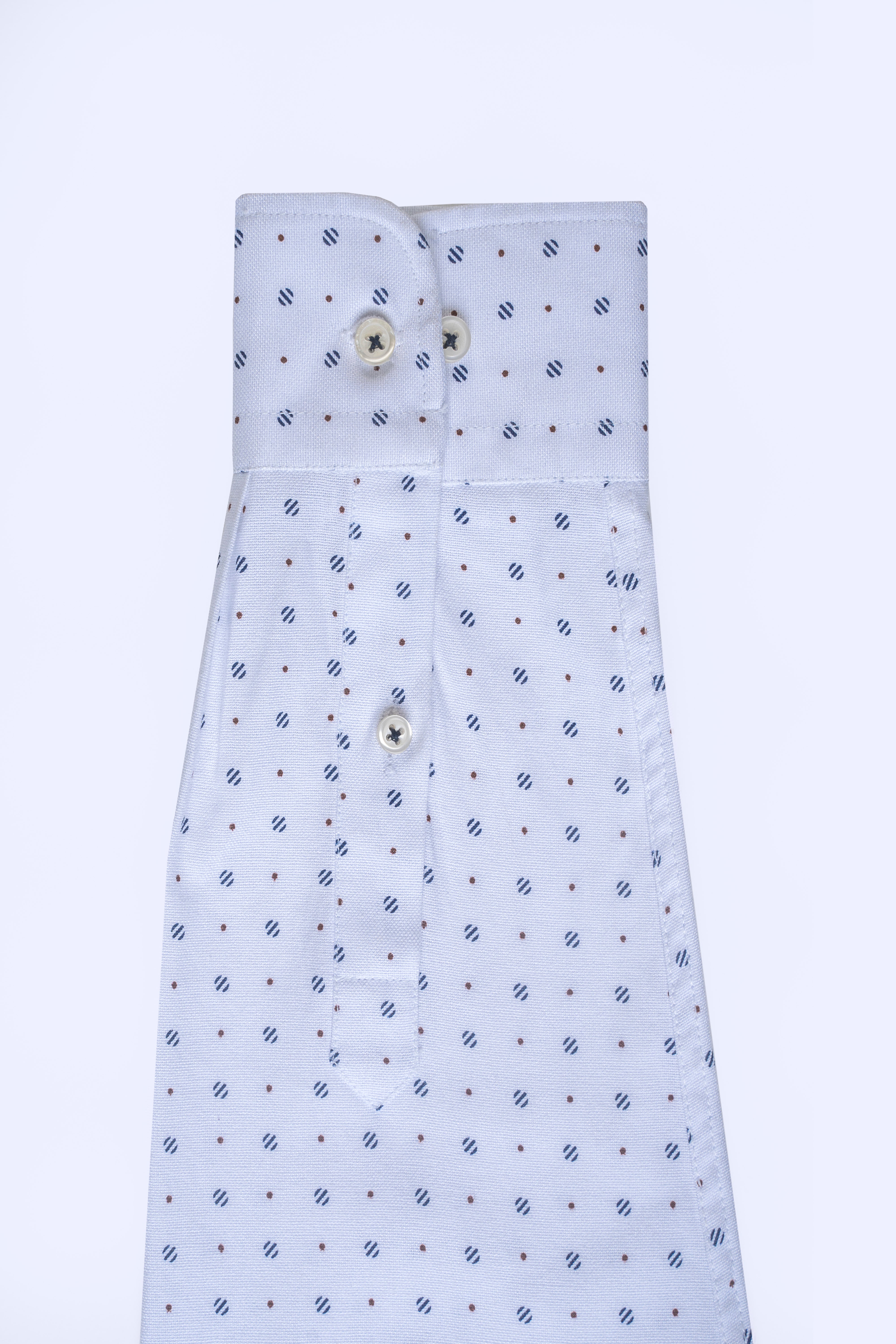 HIDDEN BUTTON DOWN COLLAR  SHIRT WHITE