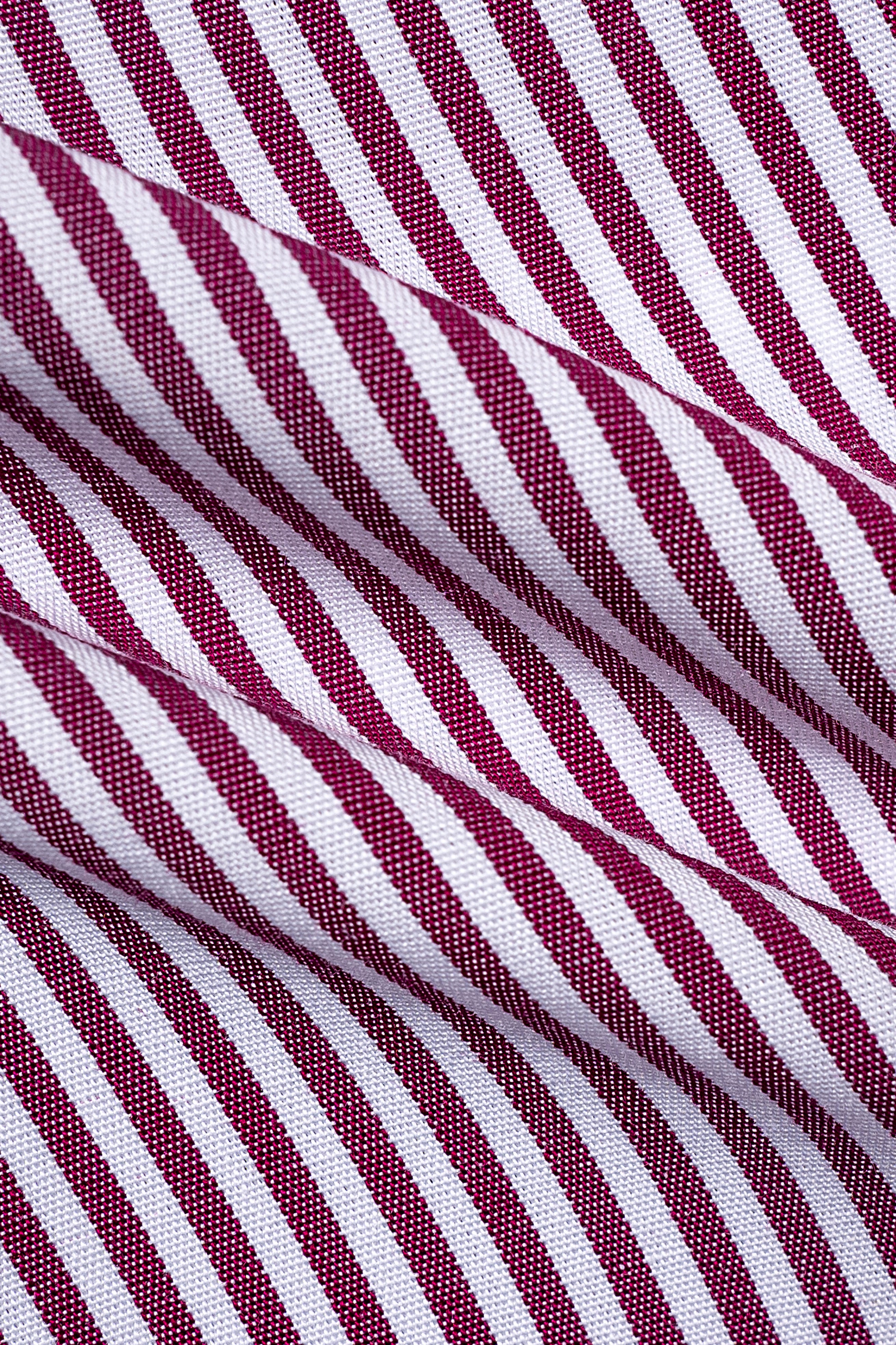 LIMITED EDITION SHIRTS MAROON WHITE STRIPES