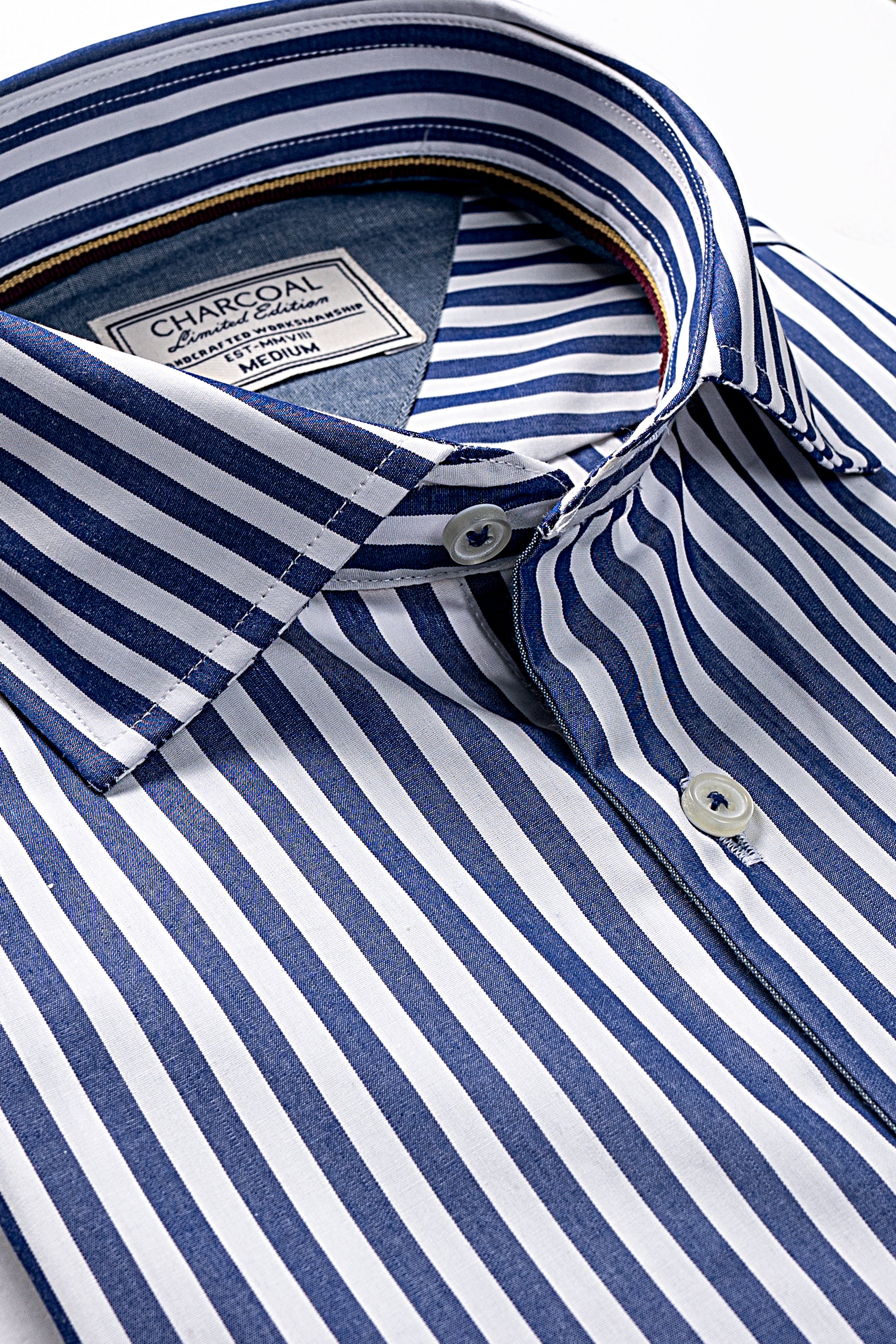 LIMITED EDITION SHIRTS BLUE WHITE STRIPES