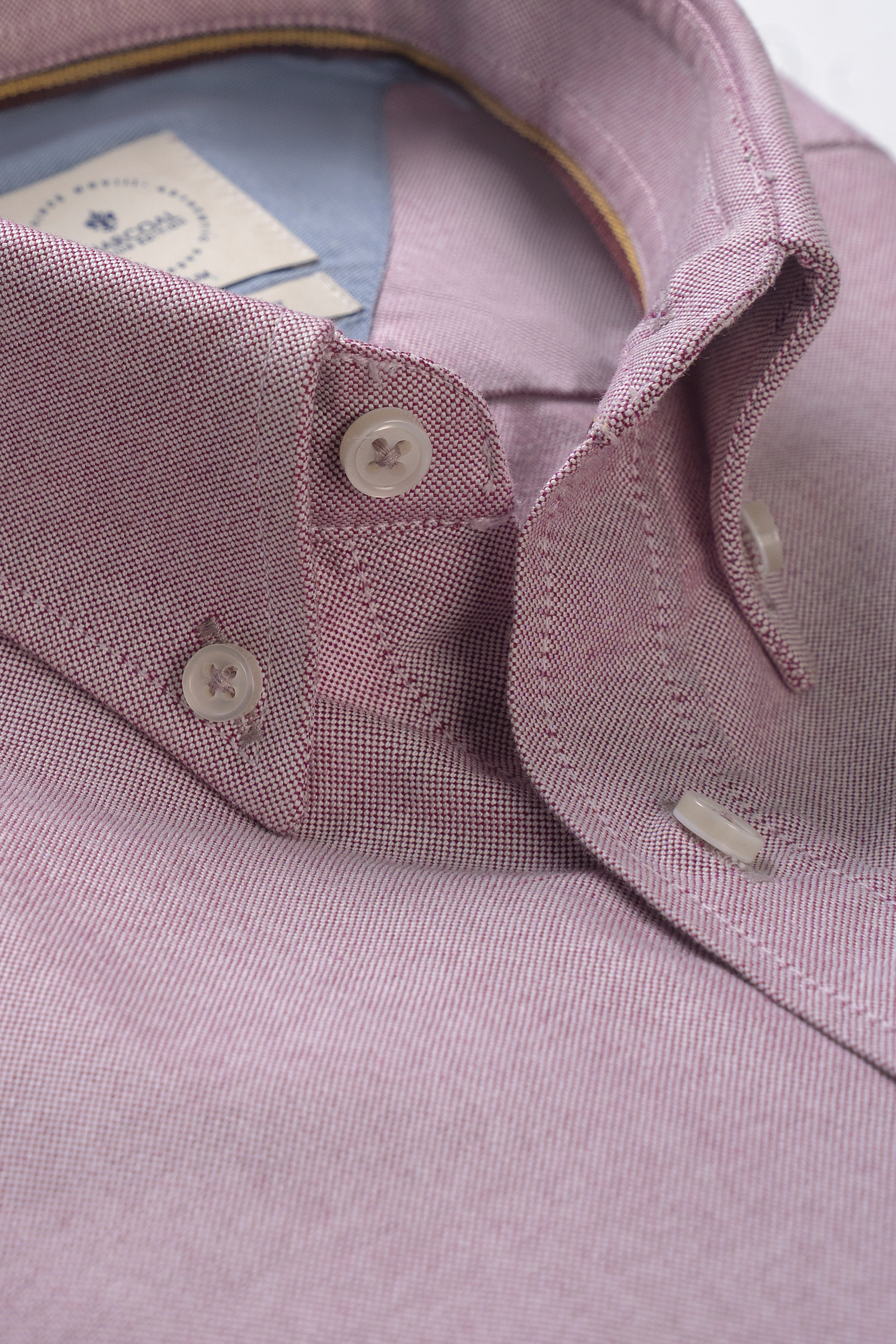 BUTTON DOWN COLLAR SHIRT MAROON