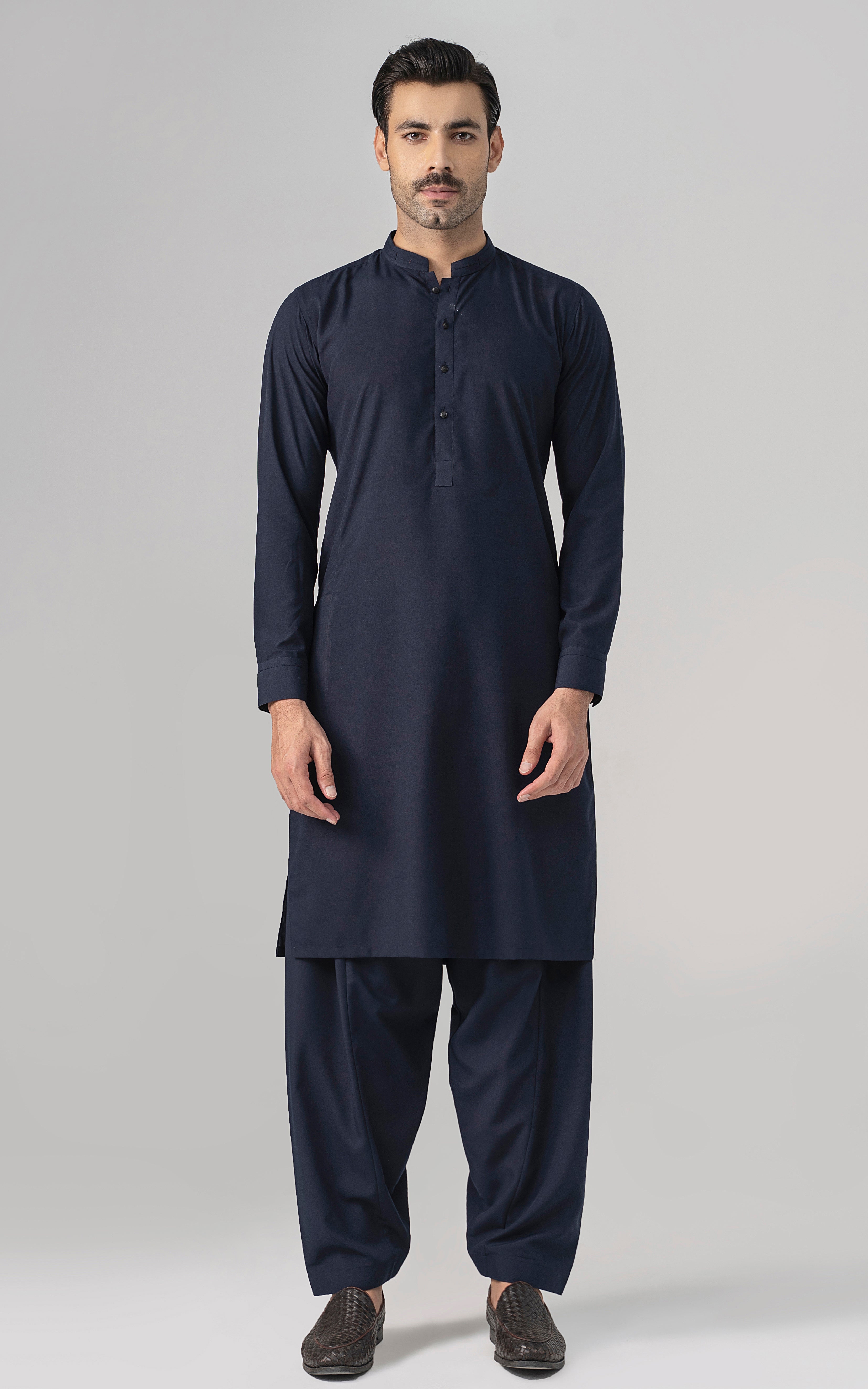 BLENDED WASH & WEAR - CLASSIC COLLECTION NAVY