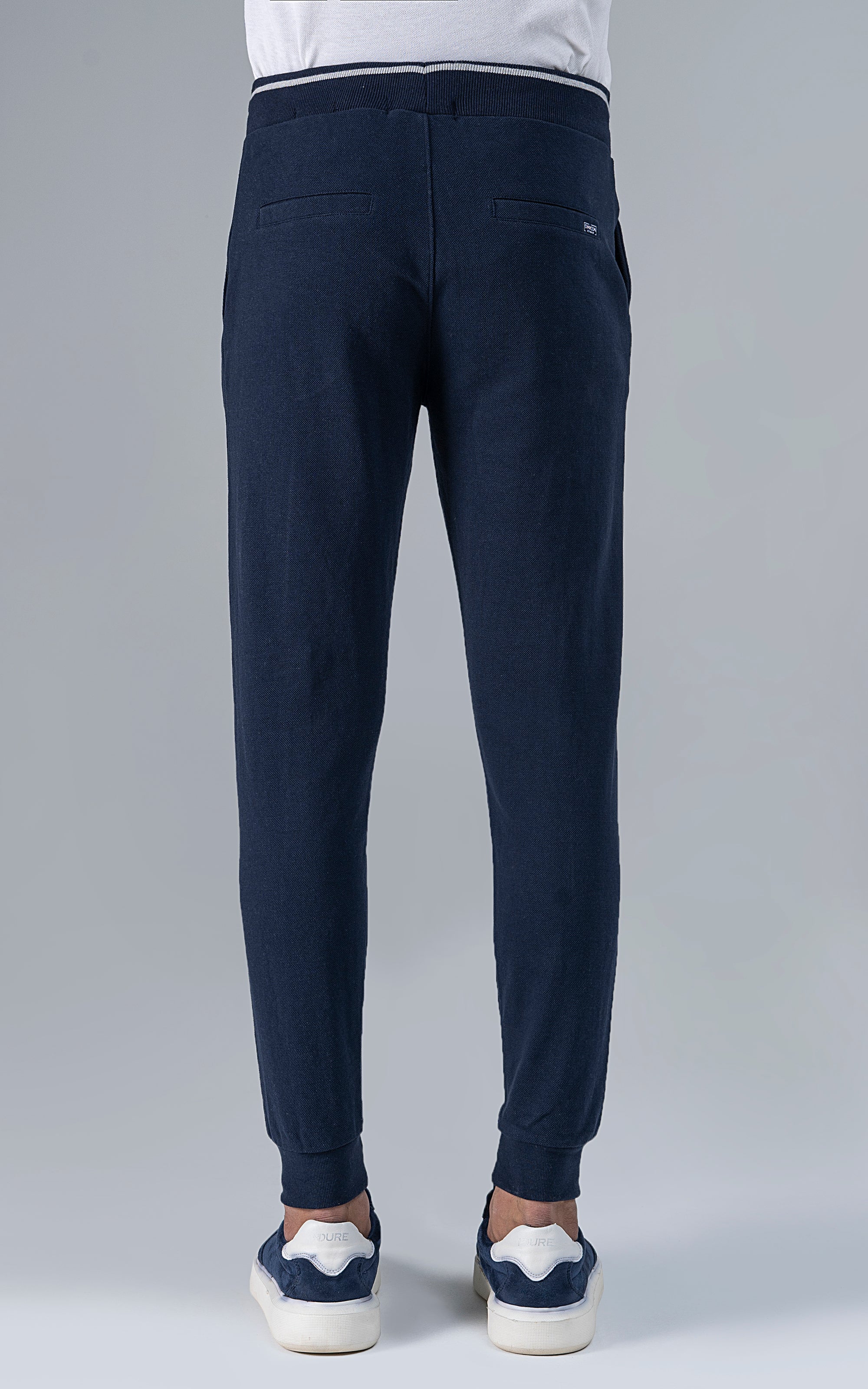 PIQUE TERRY TROUSER NAVY