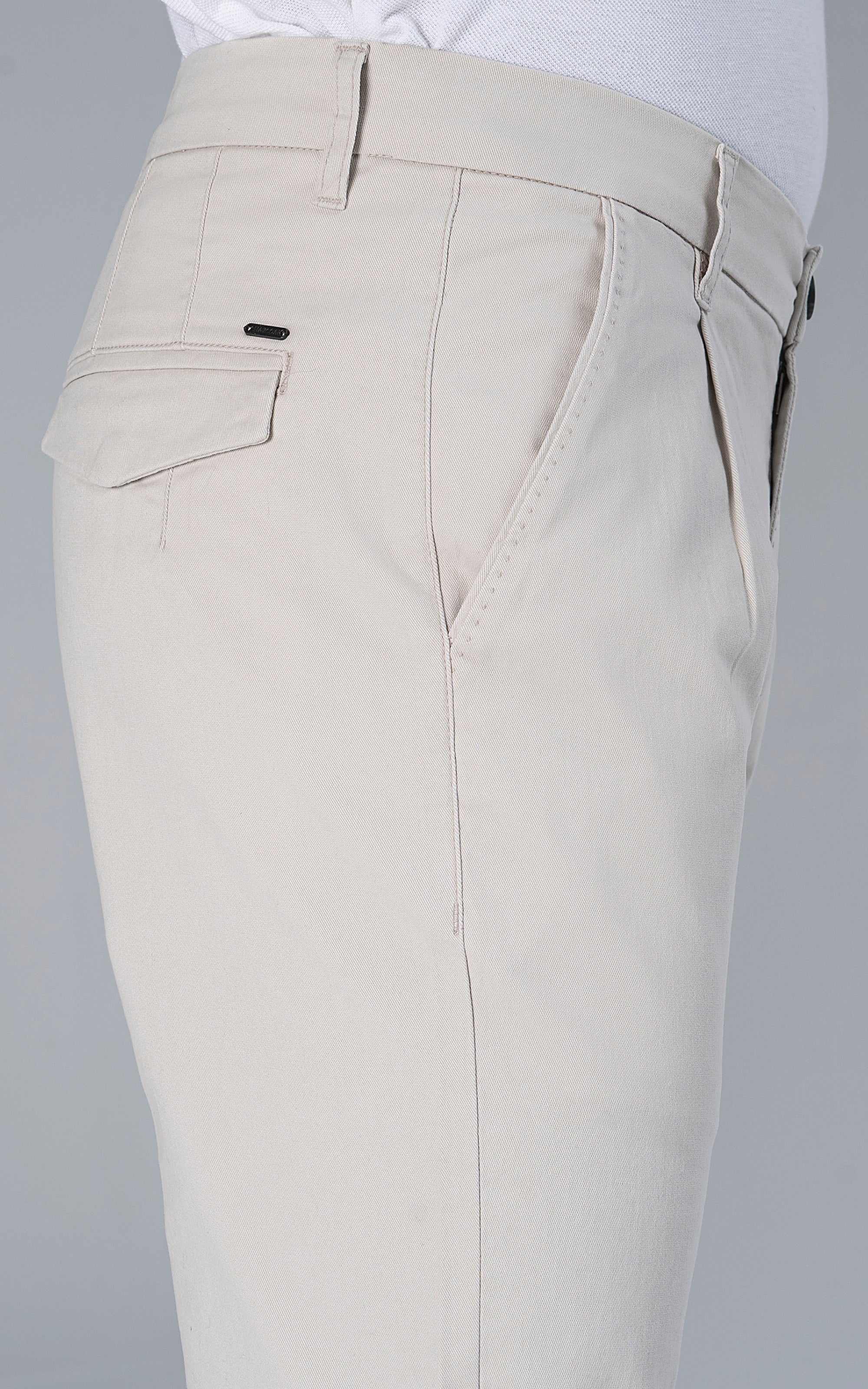 CROSS POCKET TWIL PANT ECRU