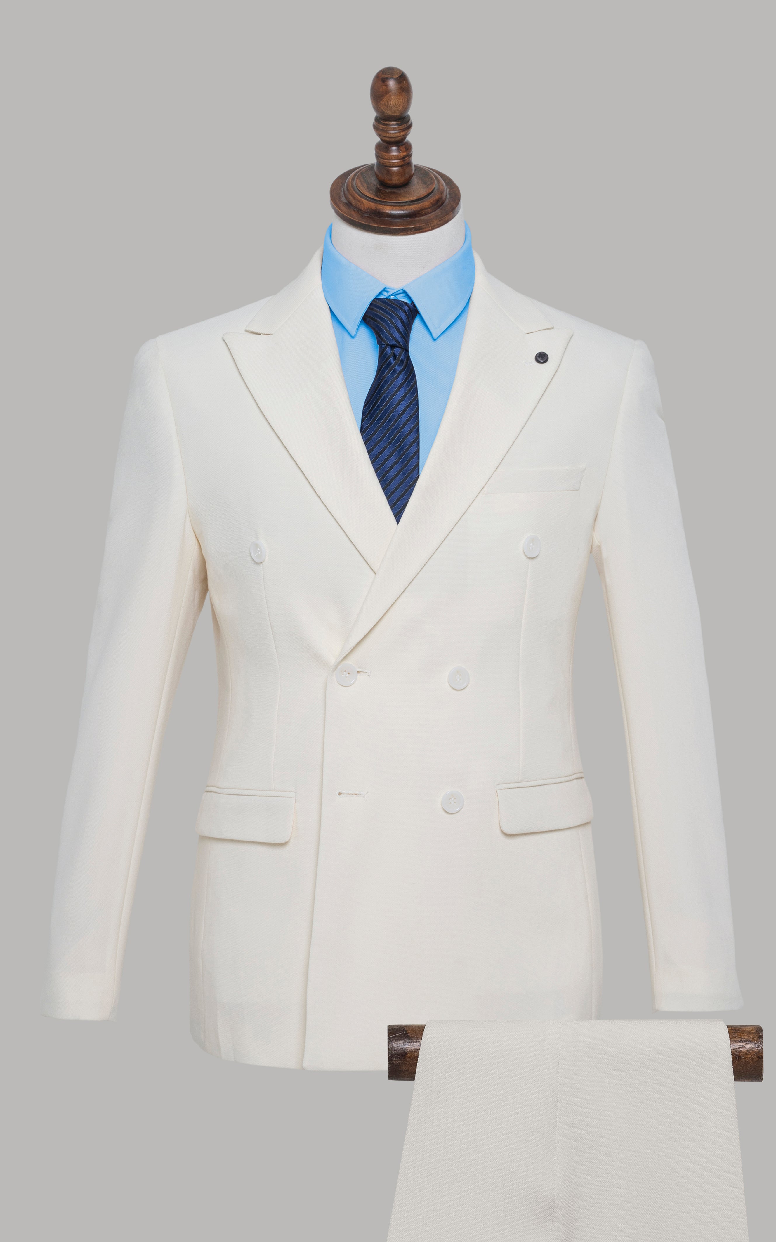 TWO PIECE SUIT CREAM