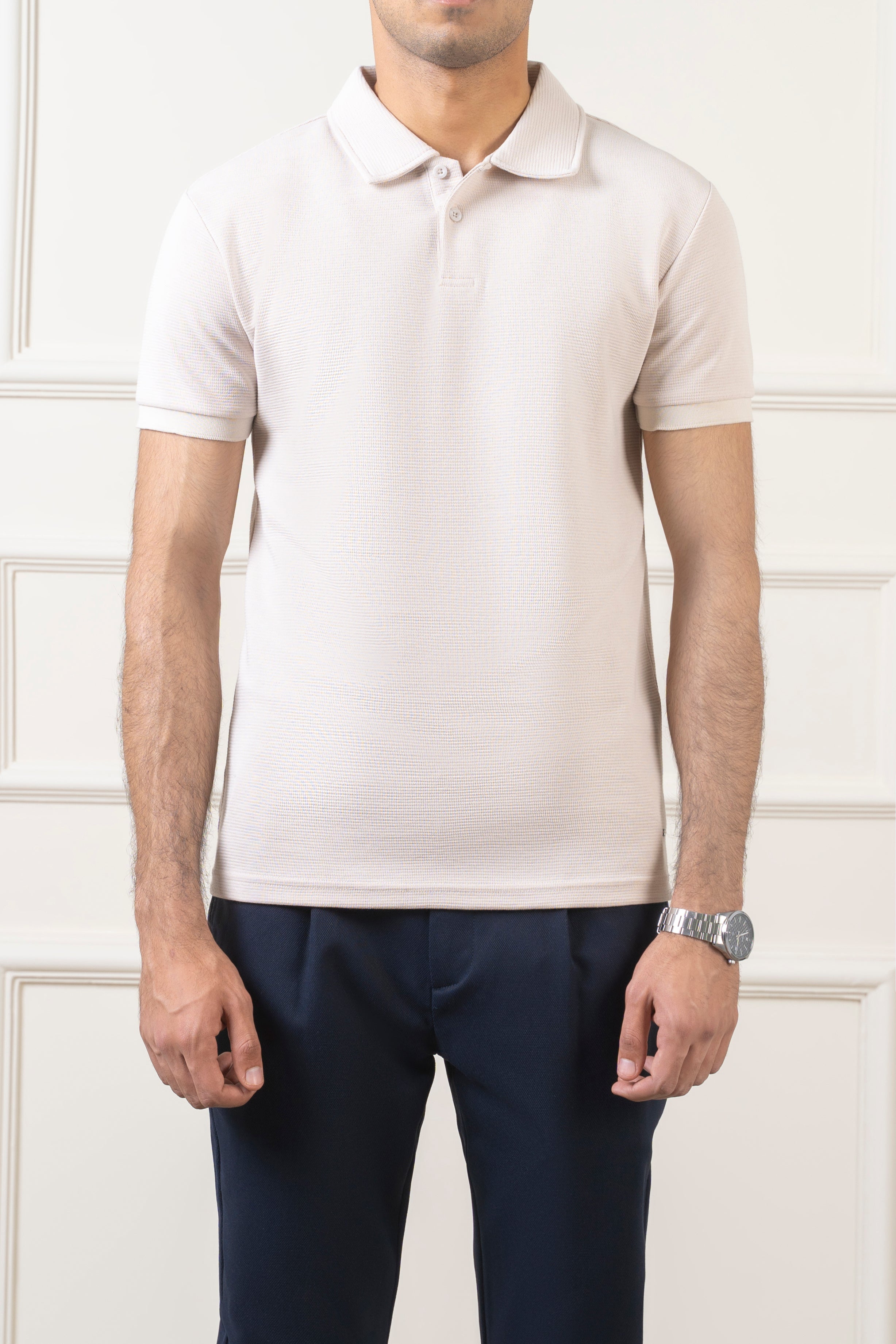 CLASSIC COLLAR POLO BEIGE