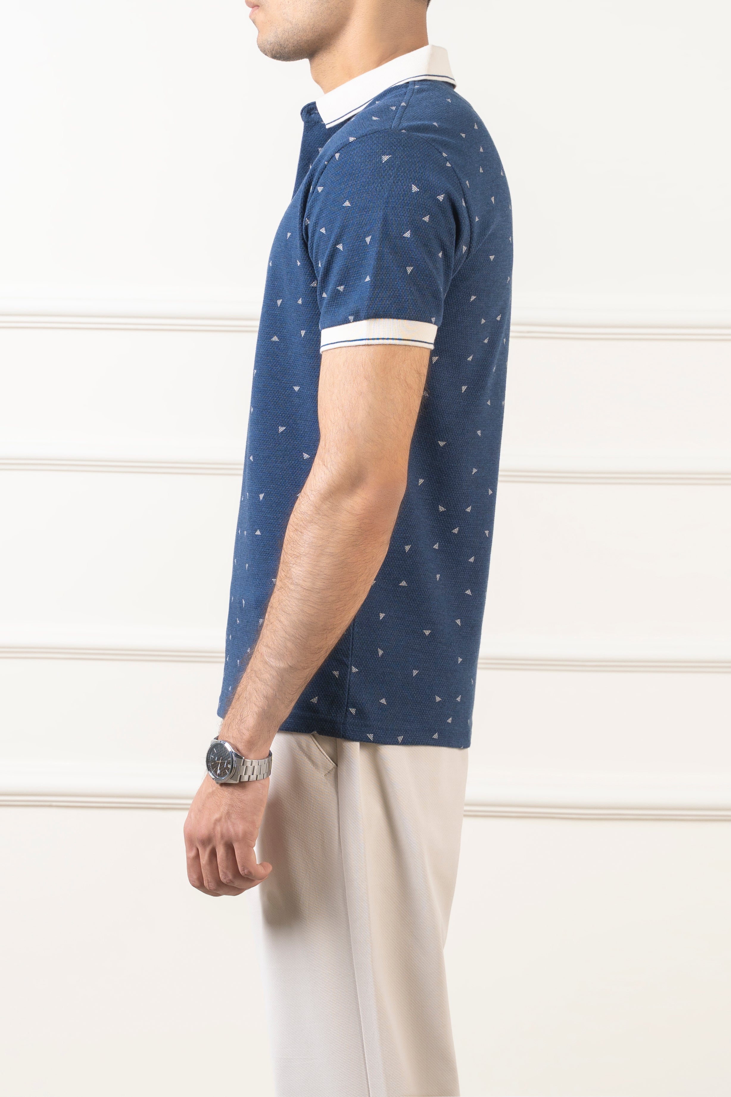 POLO TIPPING COLLAR NAVY