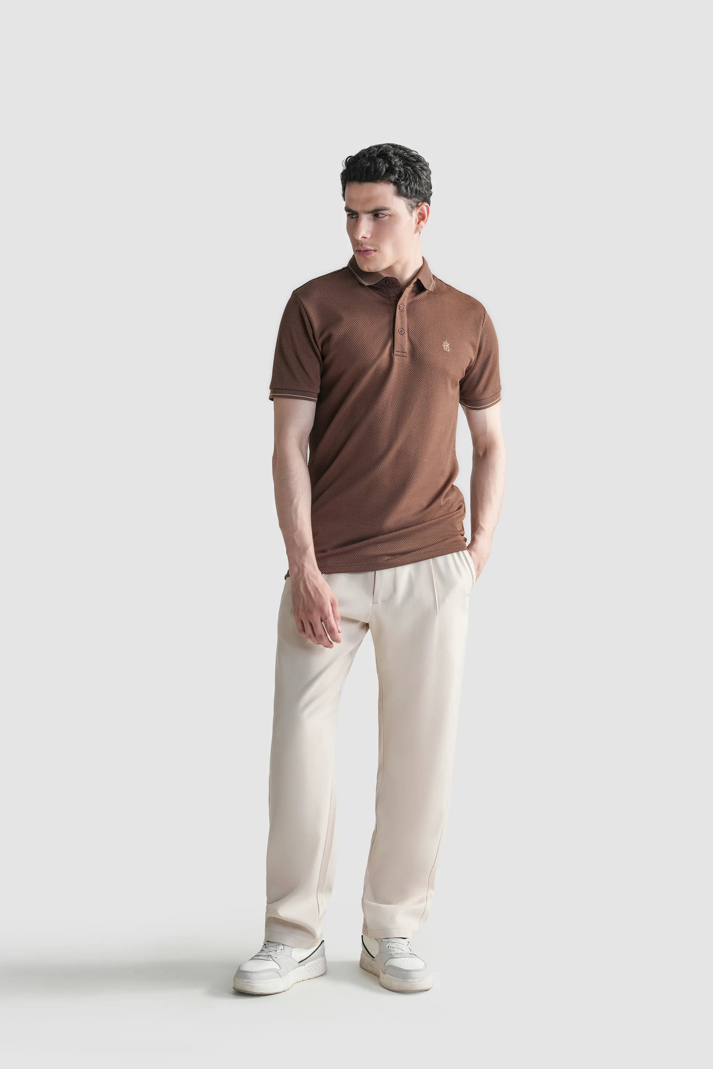 SMART FIT CLASSIC PREMIUM POLO SHIRT BROWN