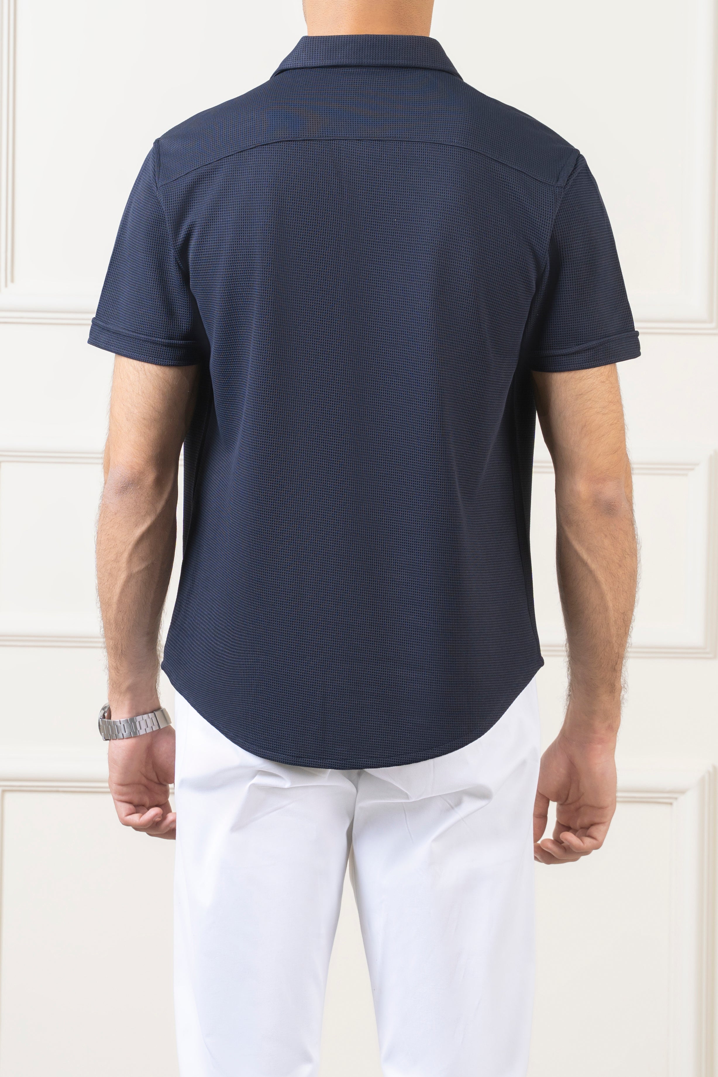 CASUAL SHIRT REGULAR COLLAR NAVY