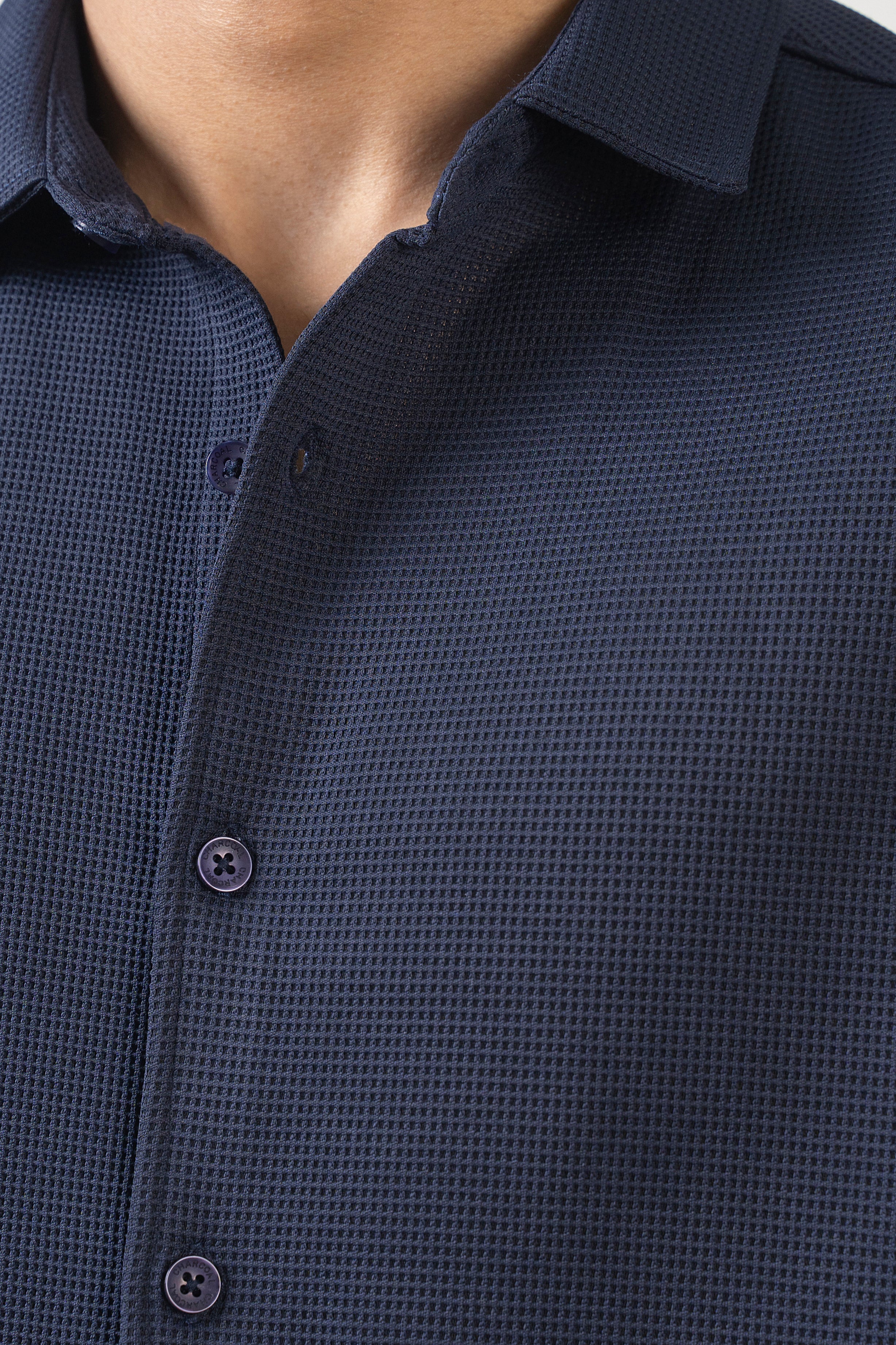 CASUAL SHIRT REGULAR COLLAR NAVY