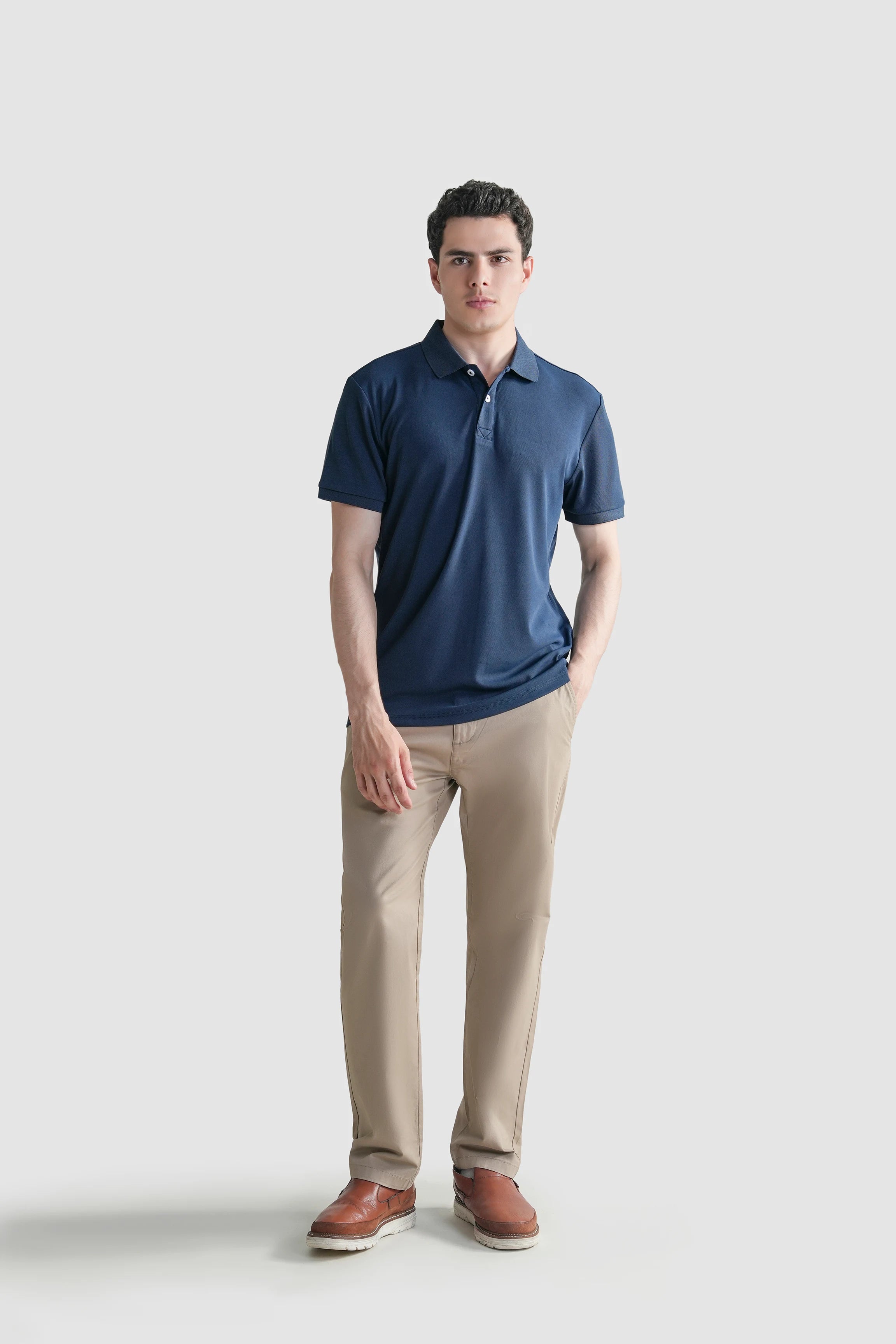 SMART FIT CLASSIC PREMIUM POLO SHIRT NAVY