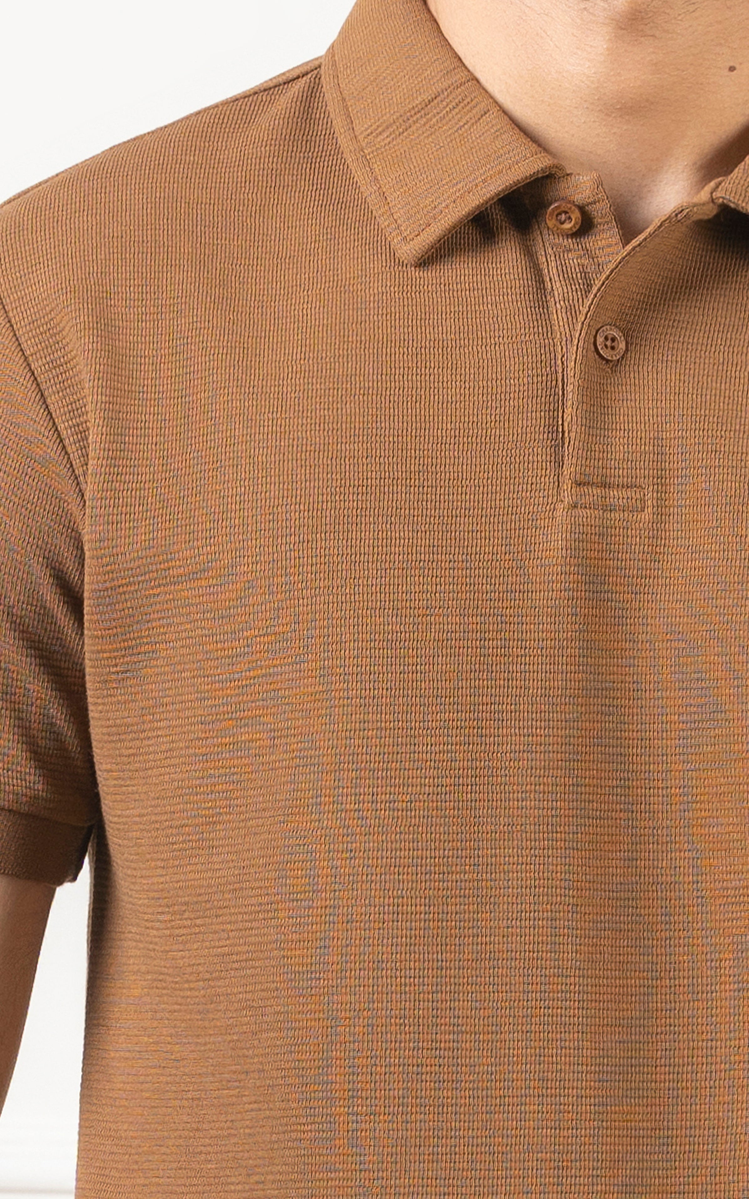 CLASSIC COLLAR POLO BROWN