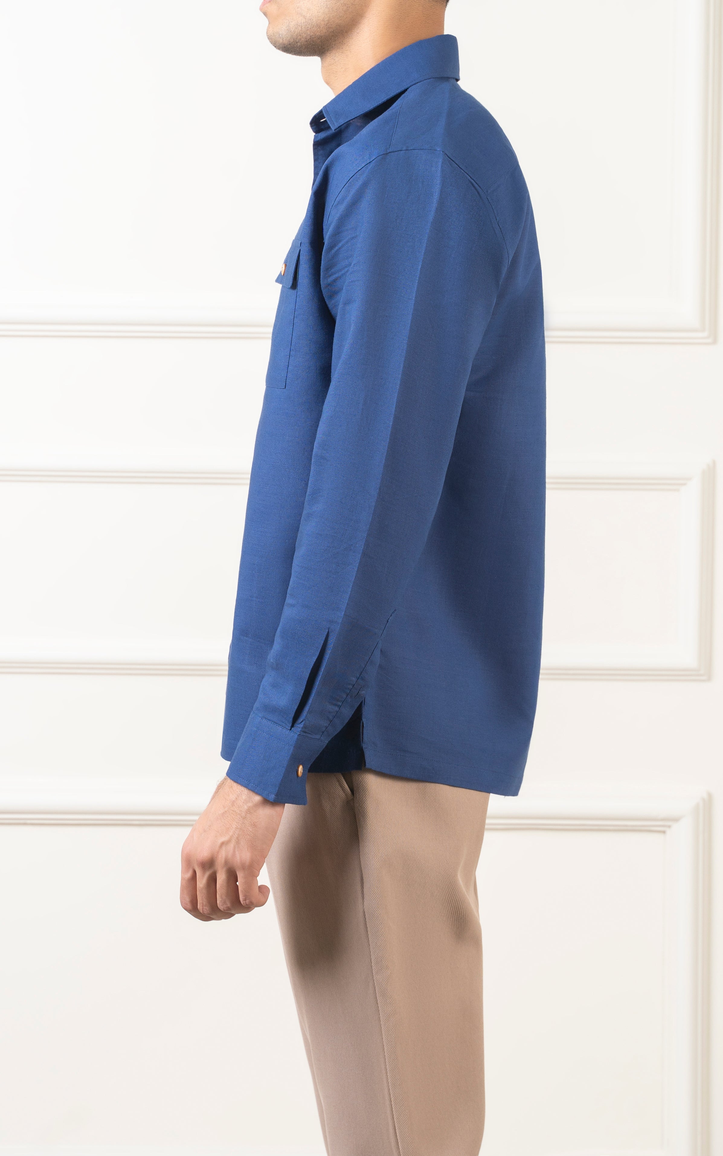 REGULAR COLLAR BLUE LINE