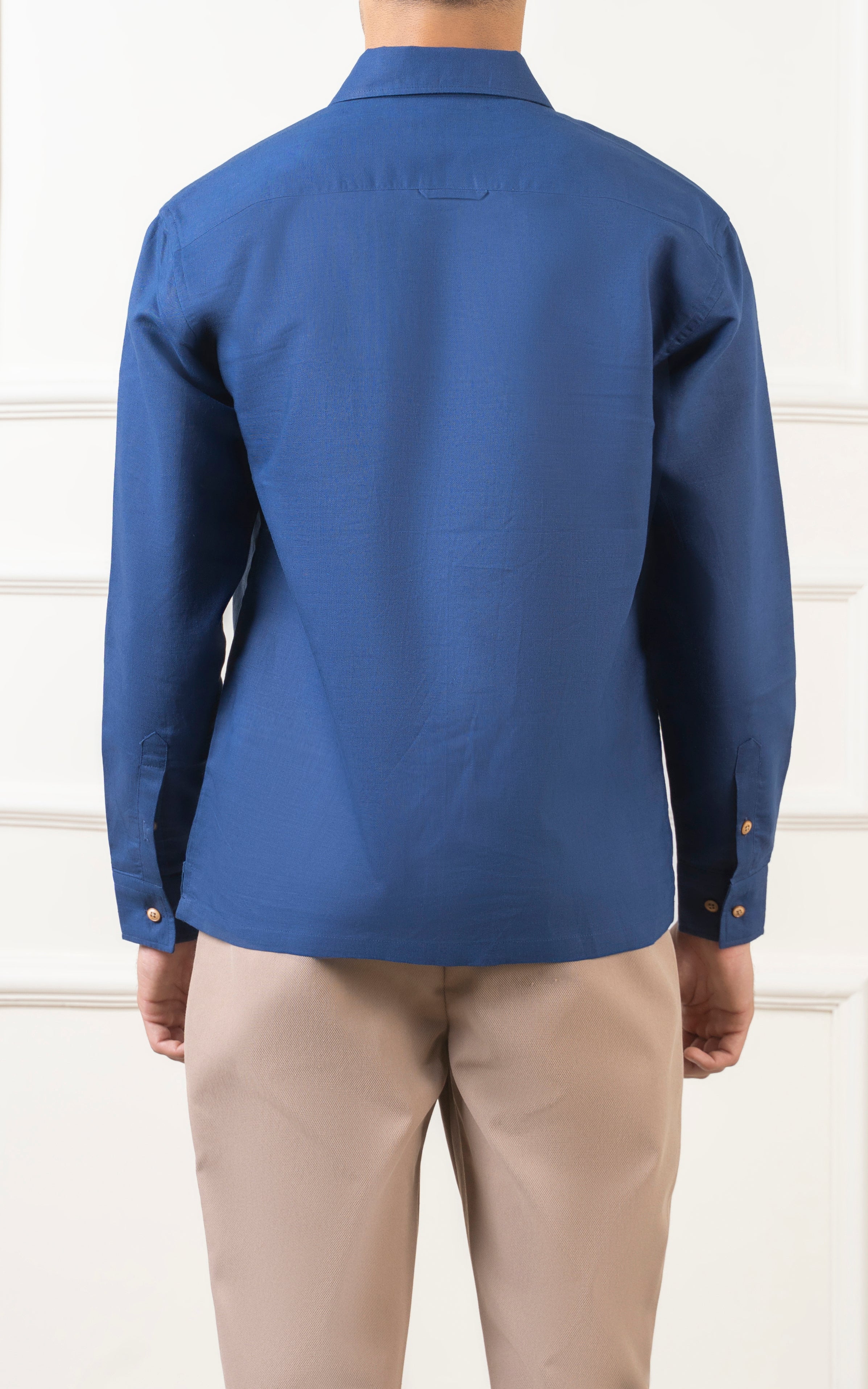 REGULAR COLLAR BLUE LINE