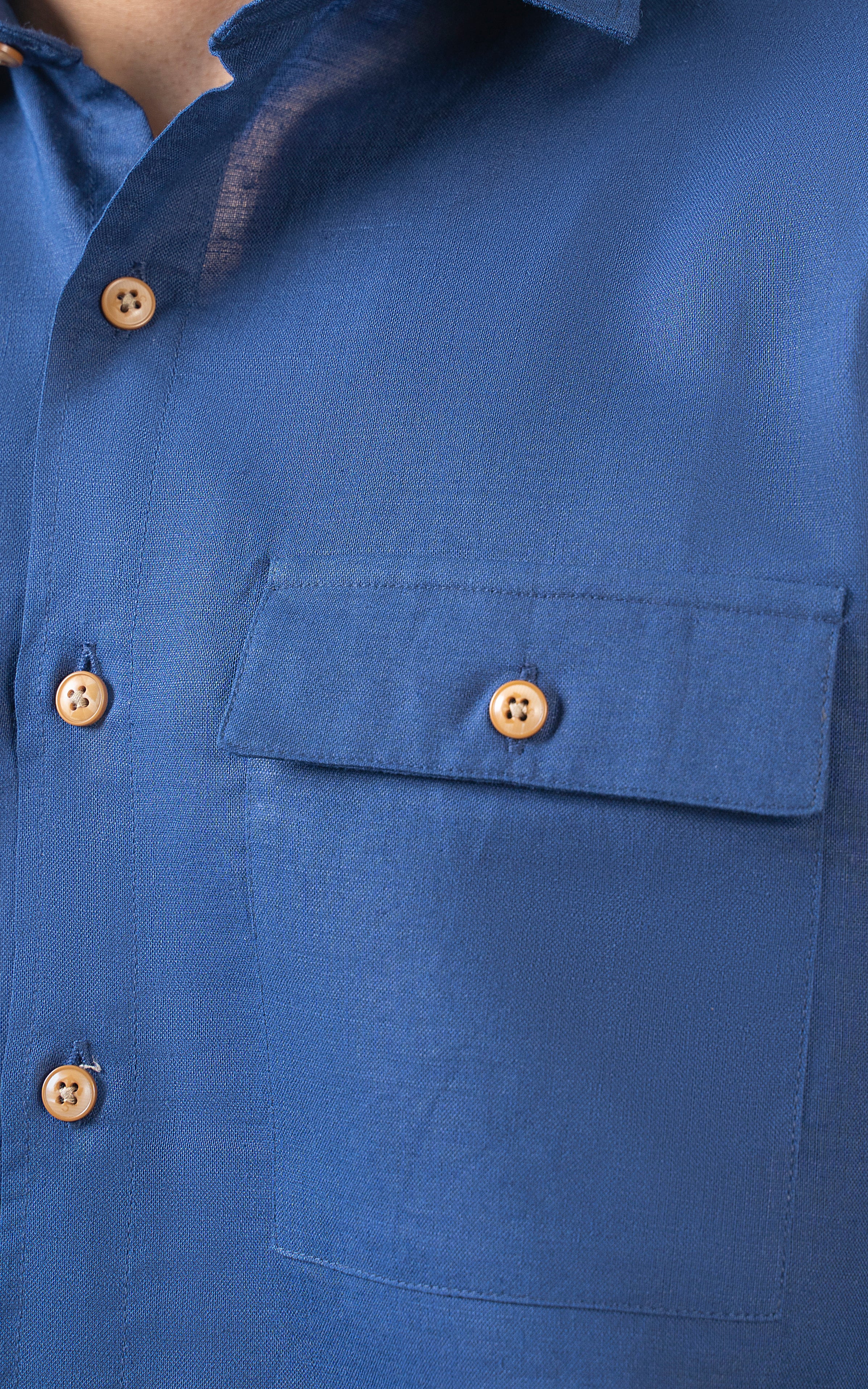 REGULAR COLLAR BLUE LINE