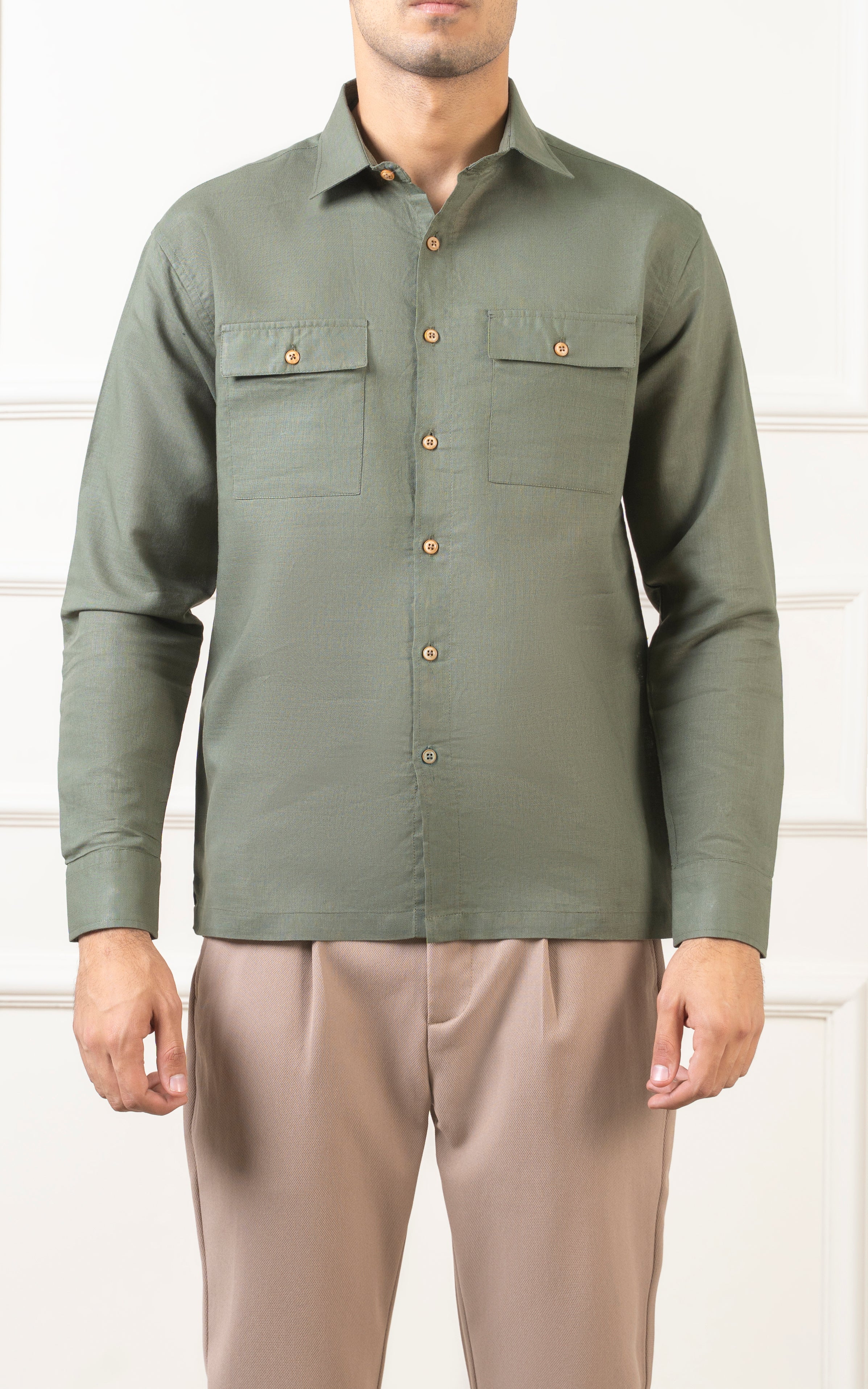 REGULAR COLLAR GREEN LINE