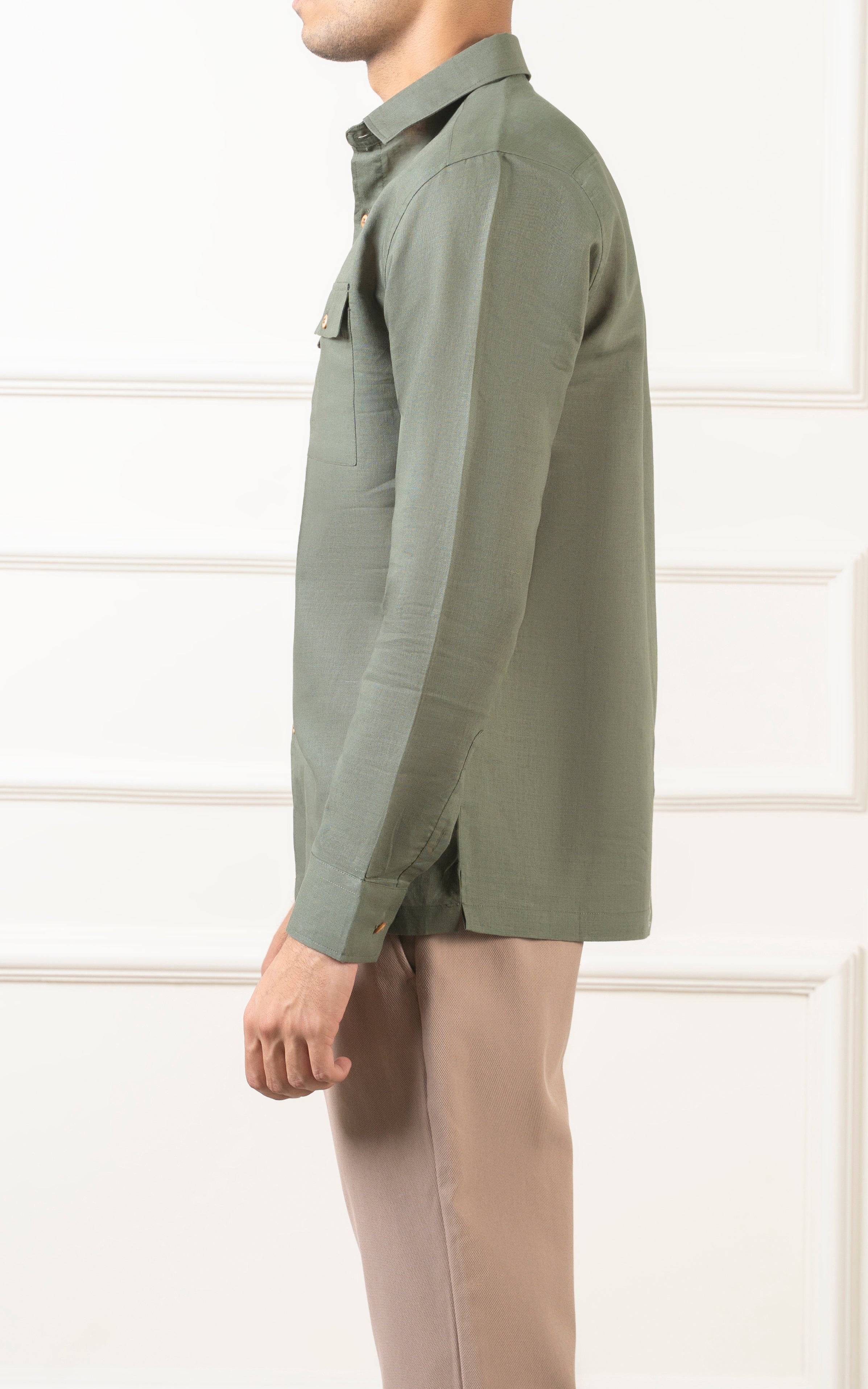 REGULAR COLLAR GREEN LINE