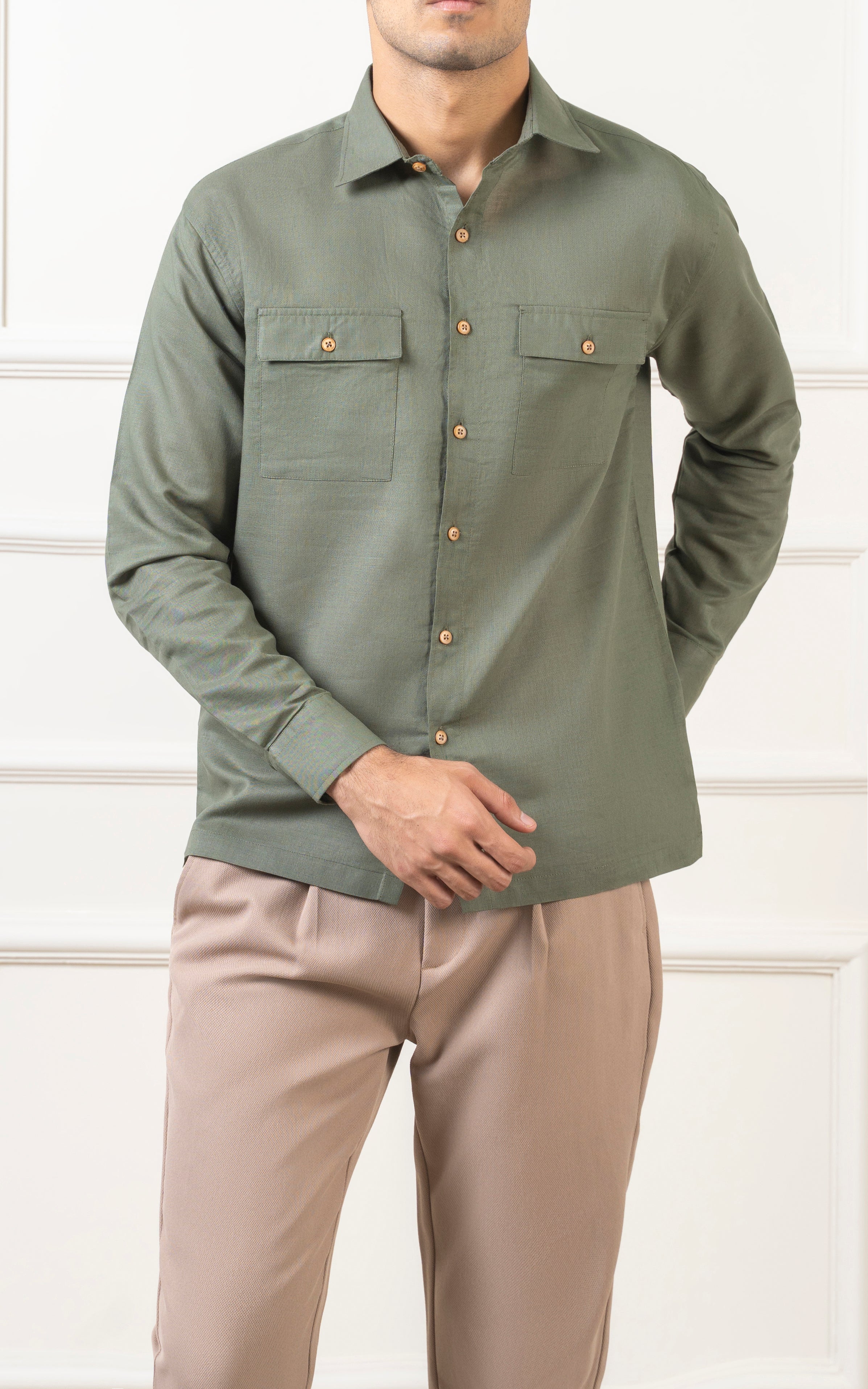 REGULAR COLLAR GREEN LINE