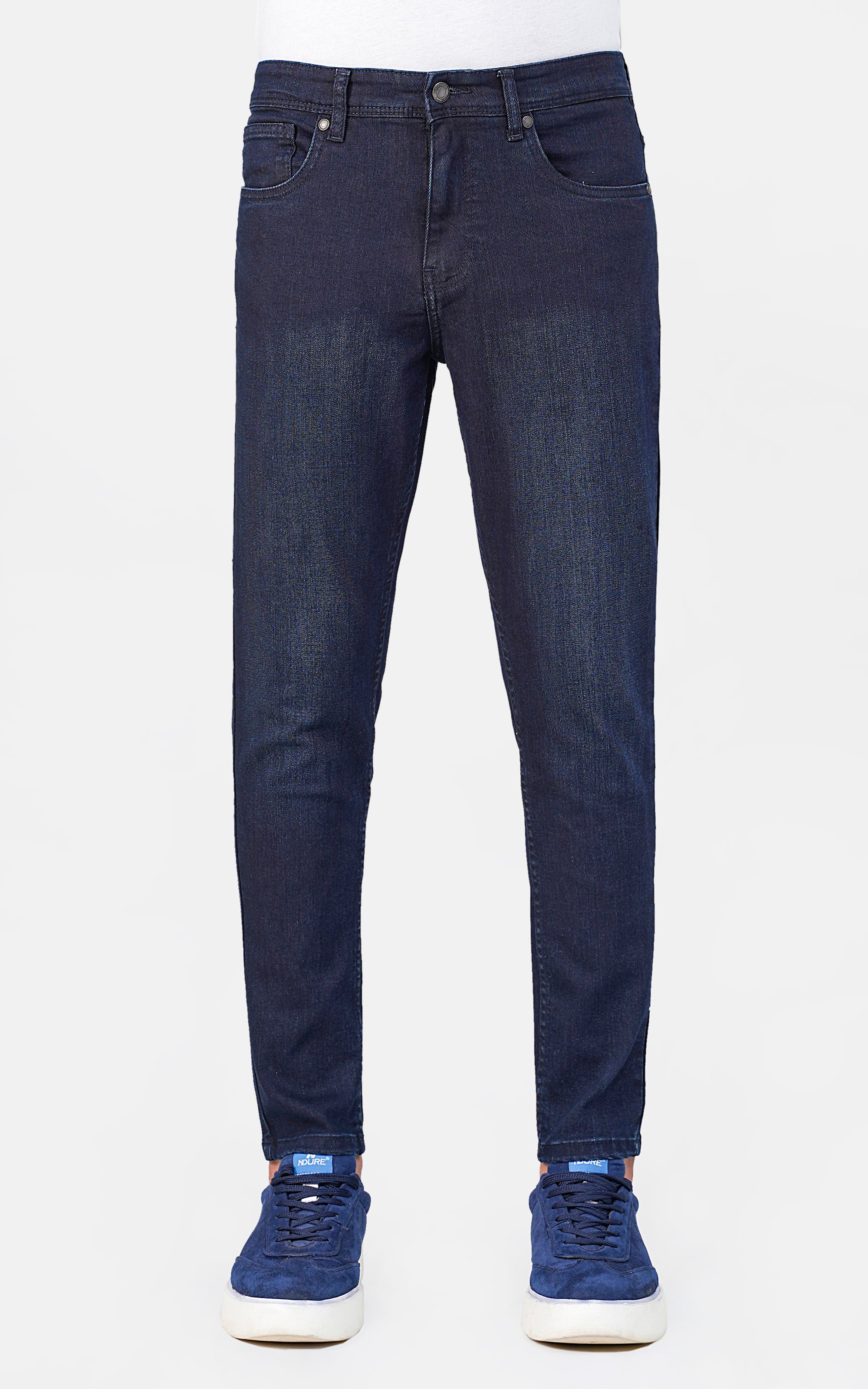 SKINNY LEG DENIM JEANS DARK BLUE