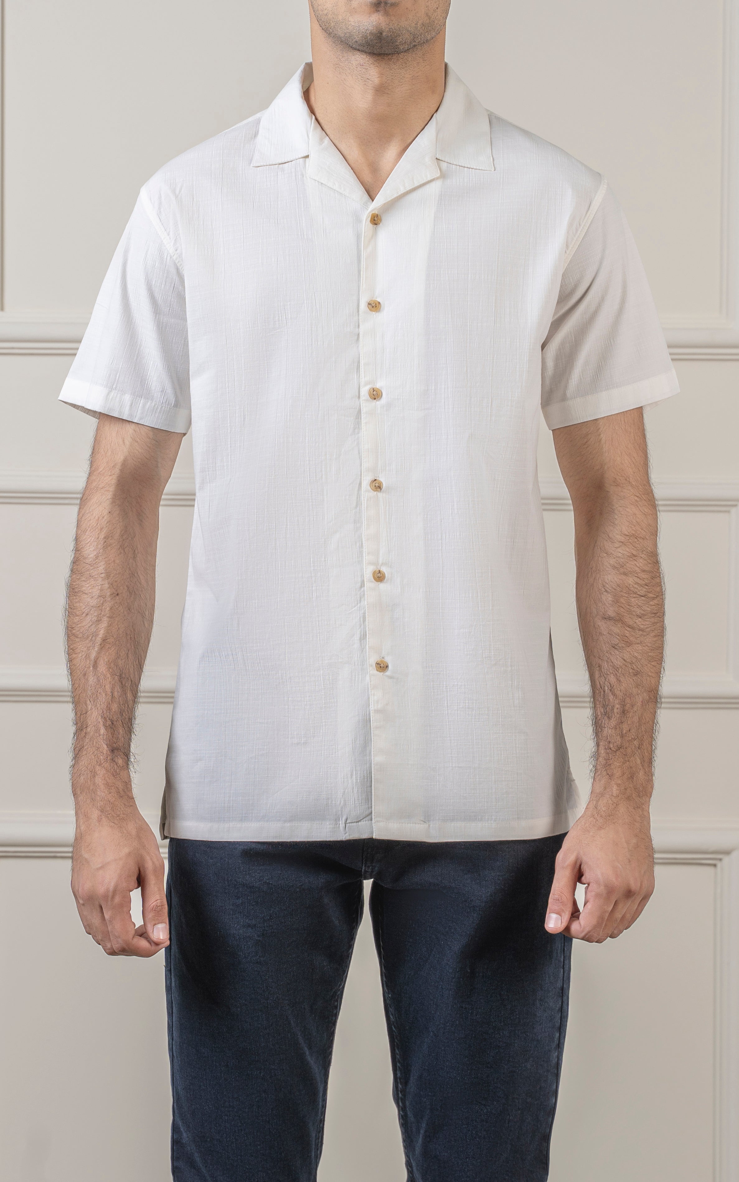 CASUAL SHIRT OFF WHITE