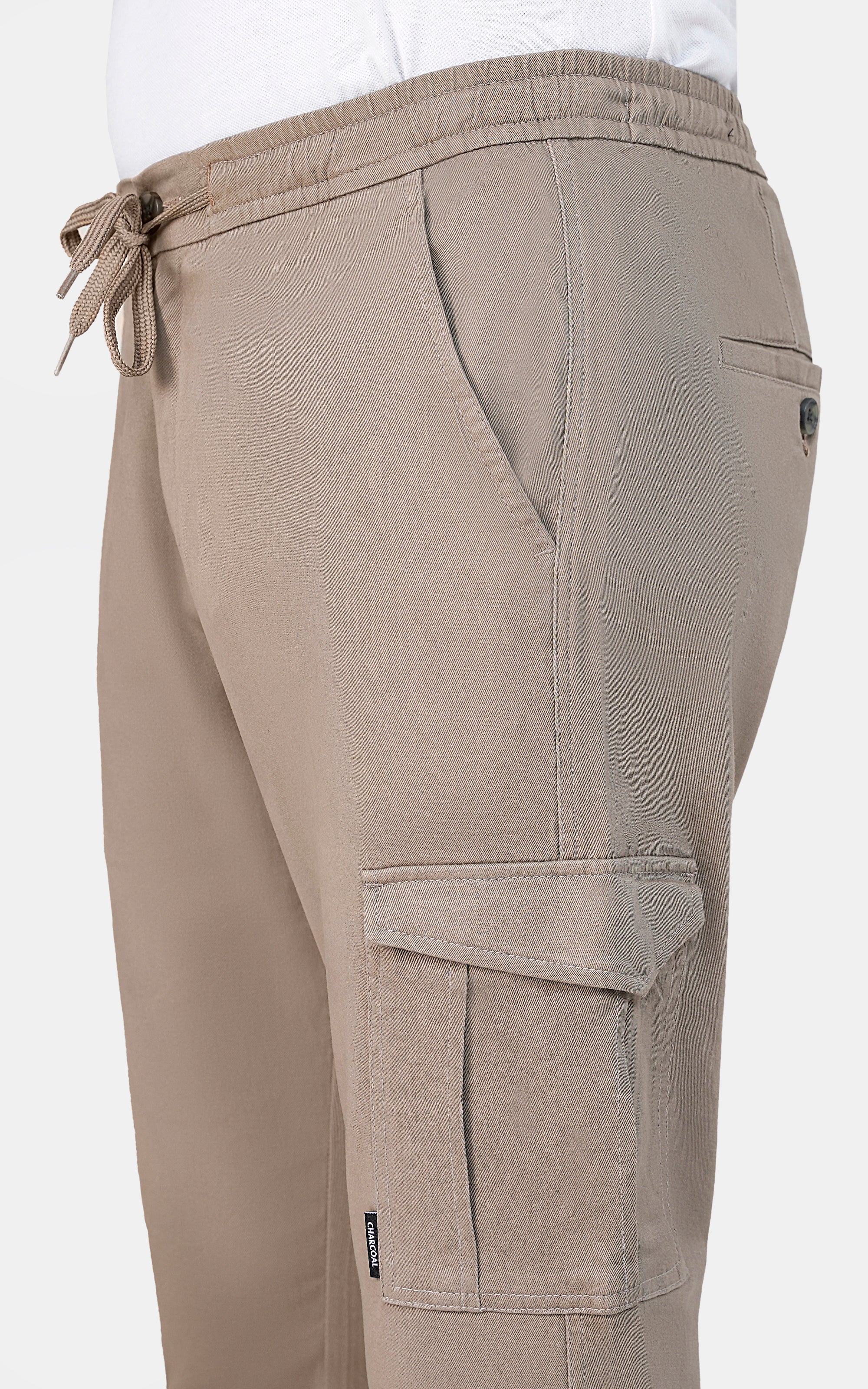 CARGO JOGGER TROUSER LIGHT KHAKI