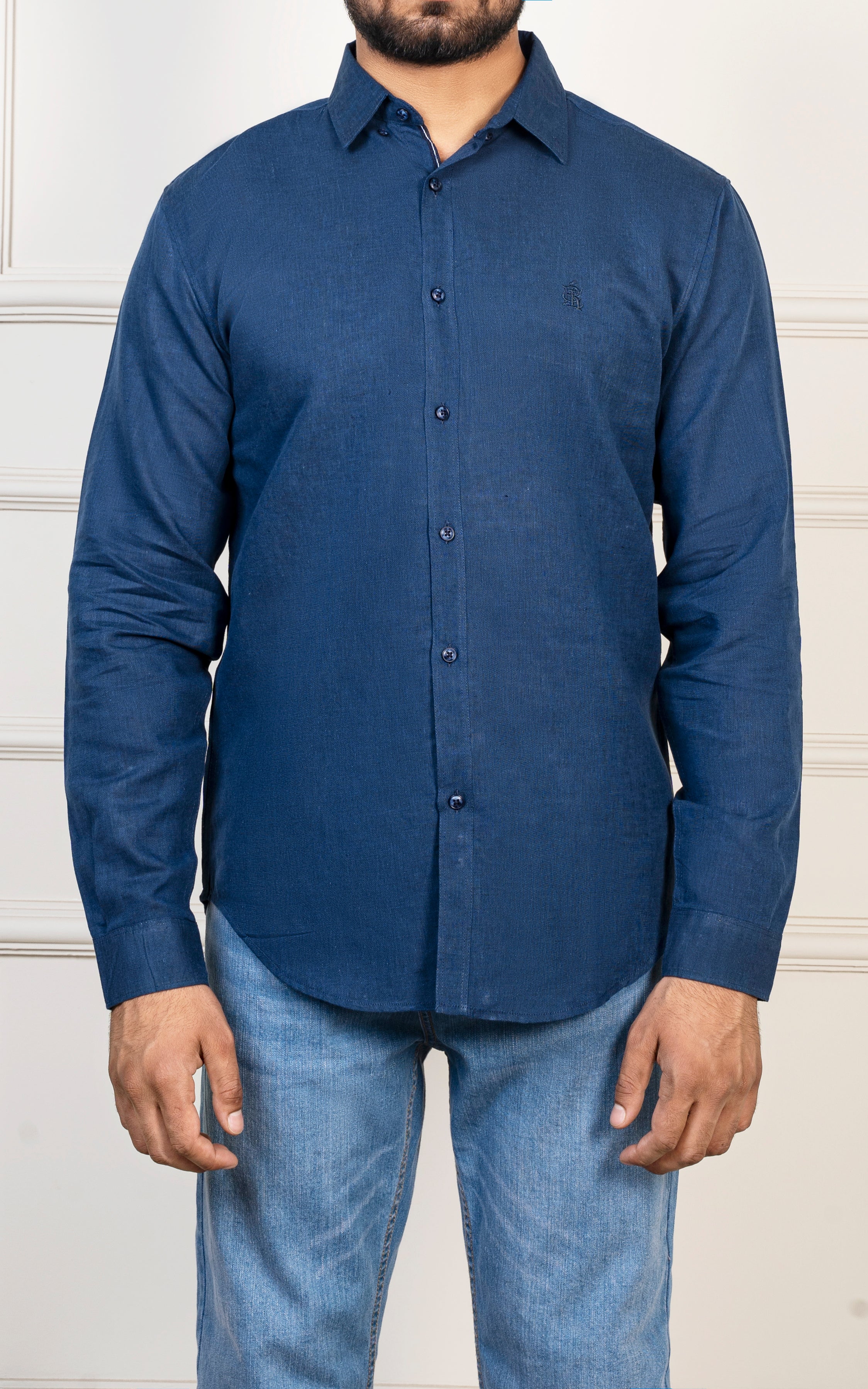 CASUAL SHIRT INDIGO BLUE