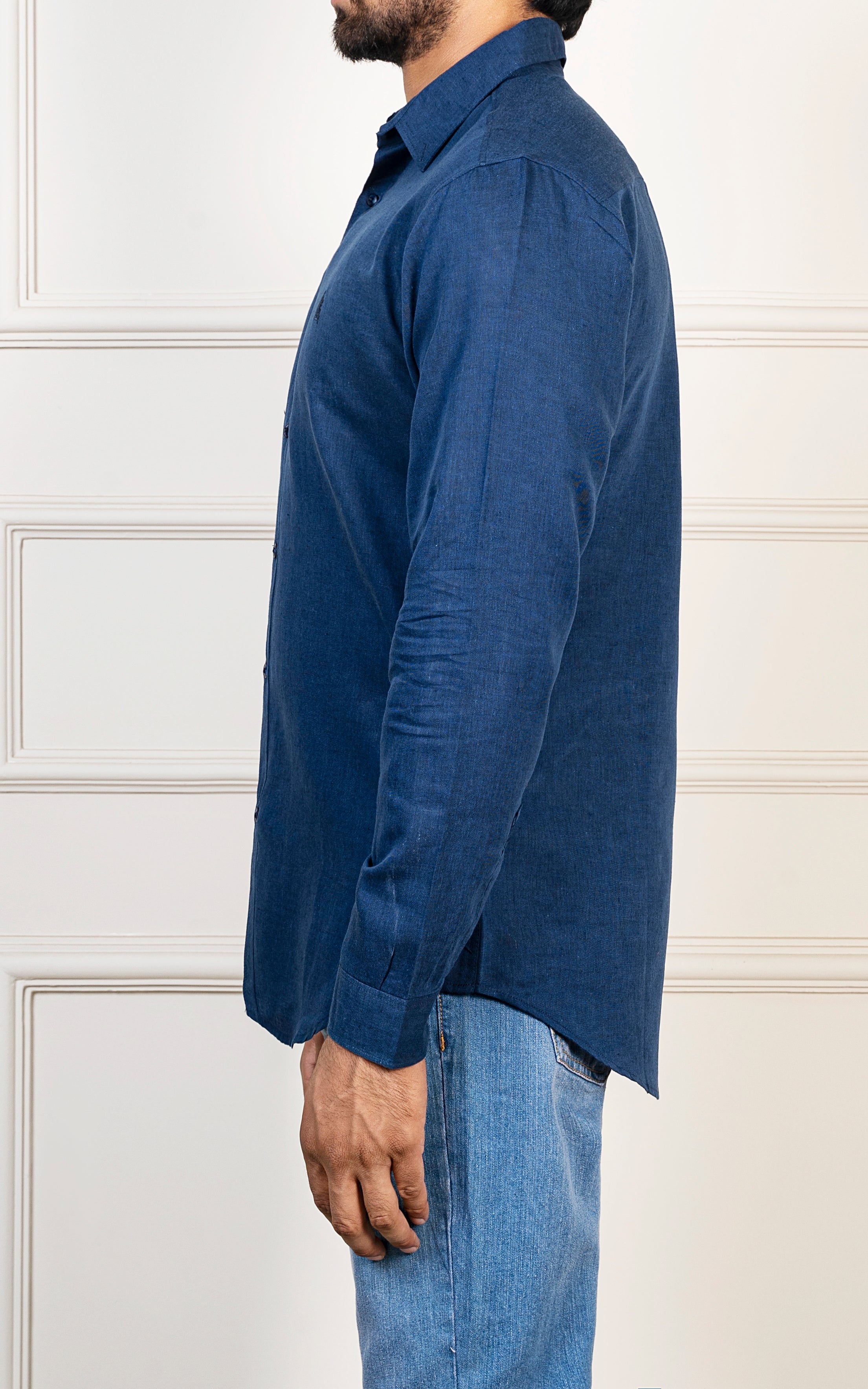 CASUAL SHIRT INDIGO BLUE