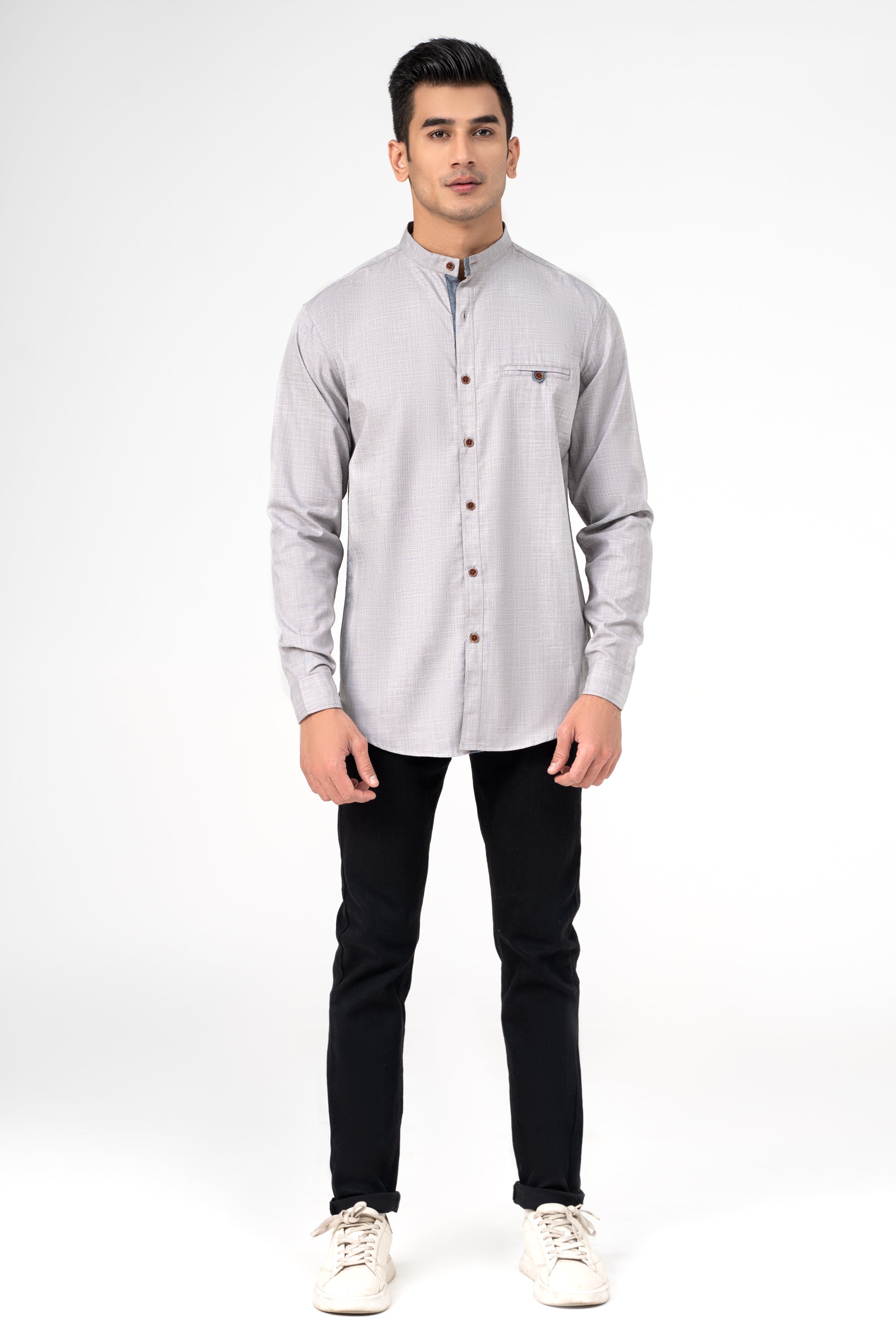 CASUAL SHIRT GREY