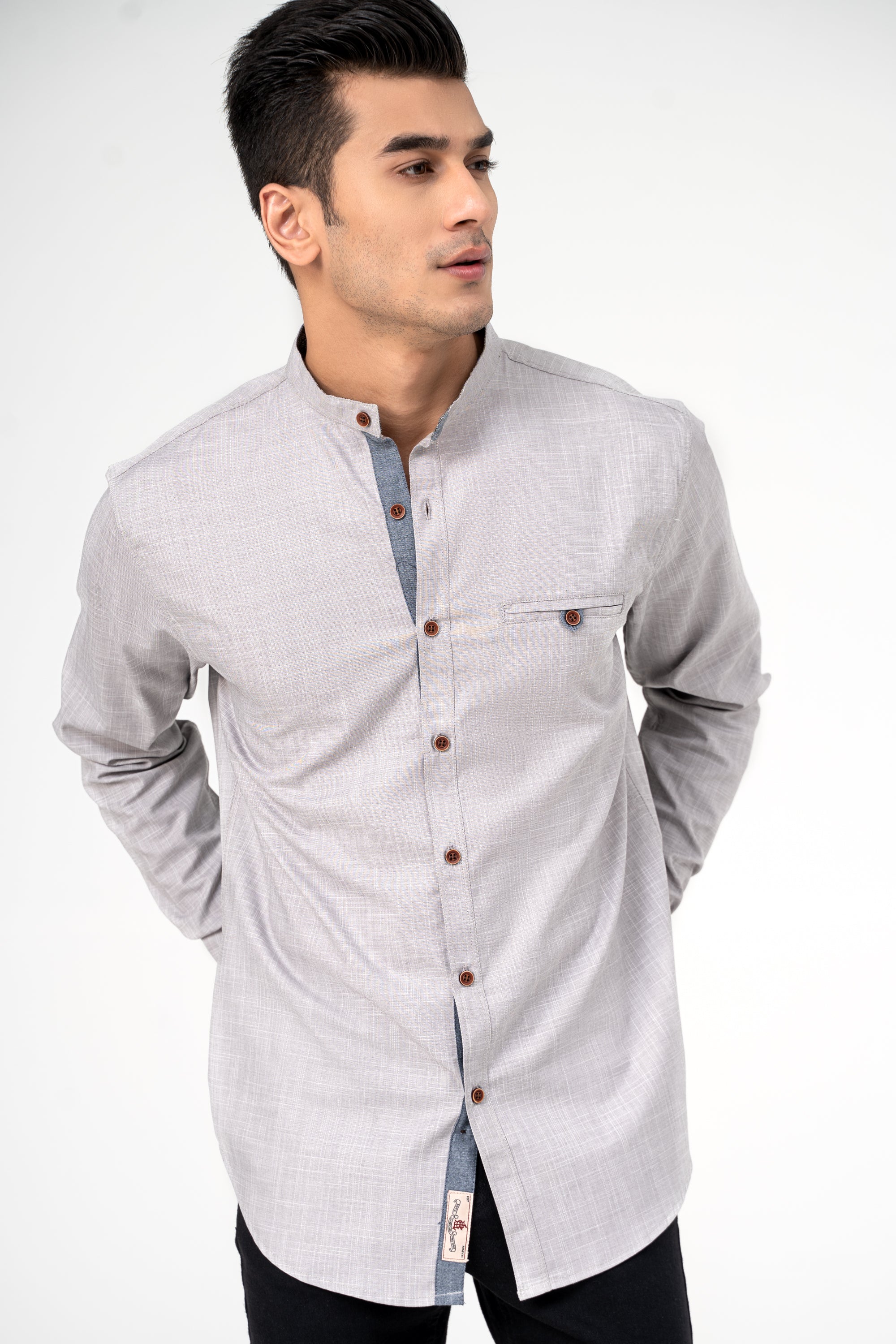 CASUAL SHIRT GREY