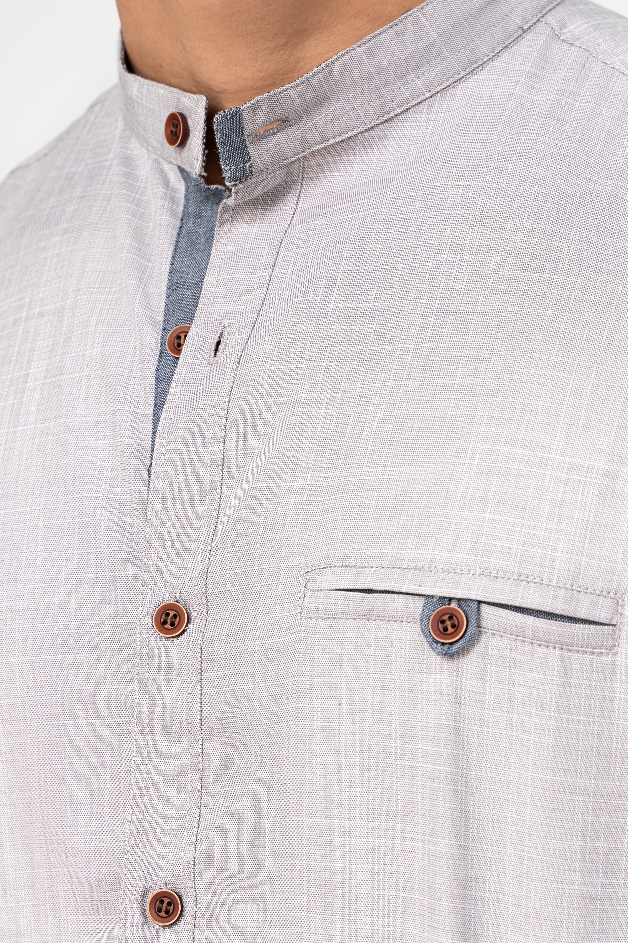 CASUAL SHIRT GREY