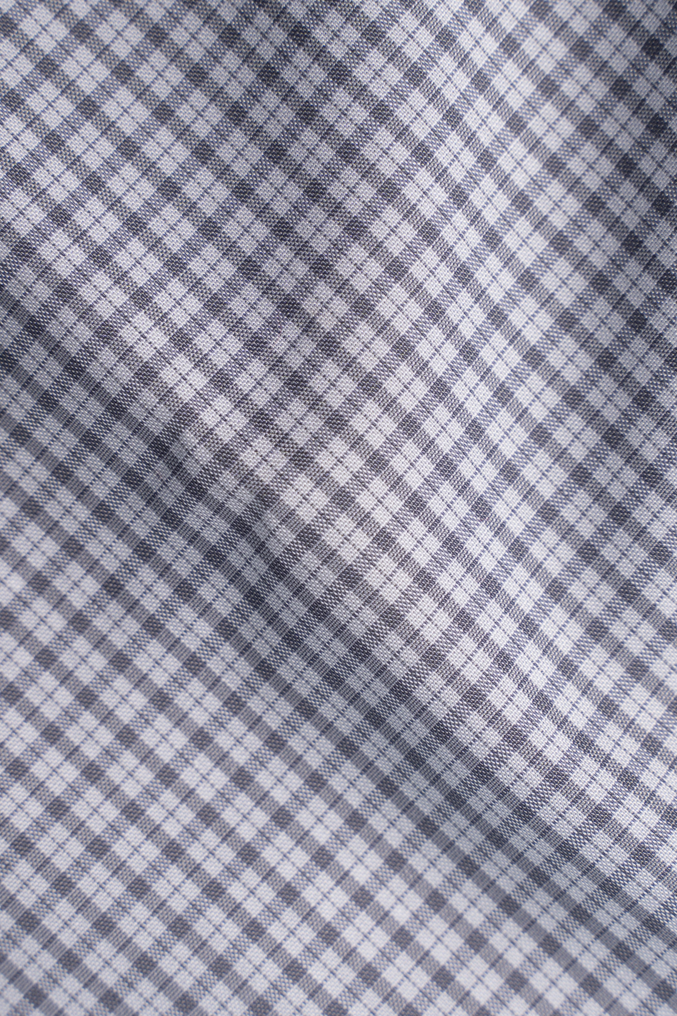 SEMI FORMAL SHIRT GREY WHITE