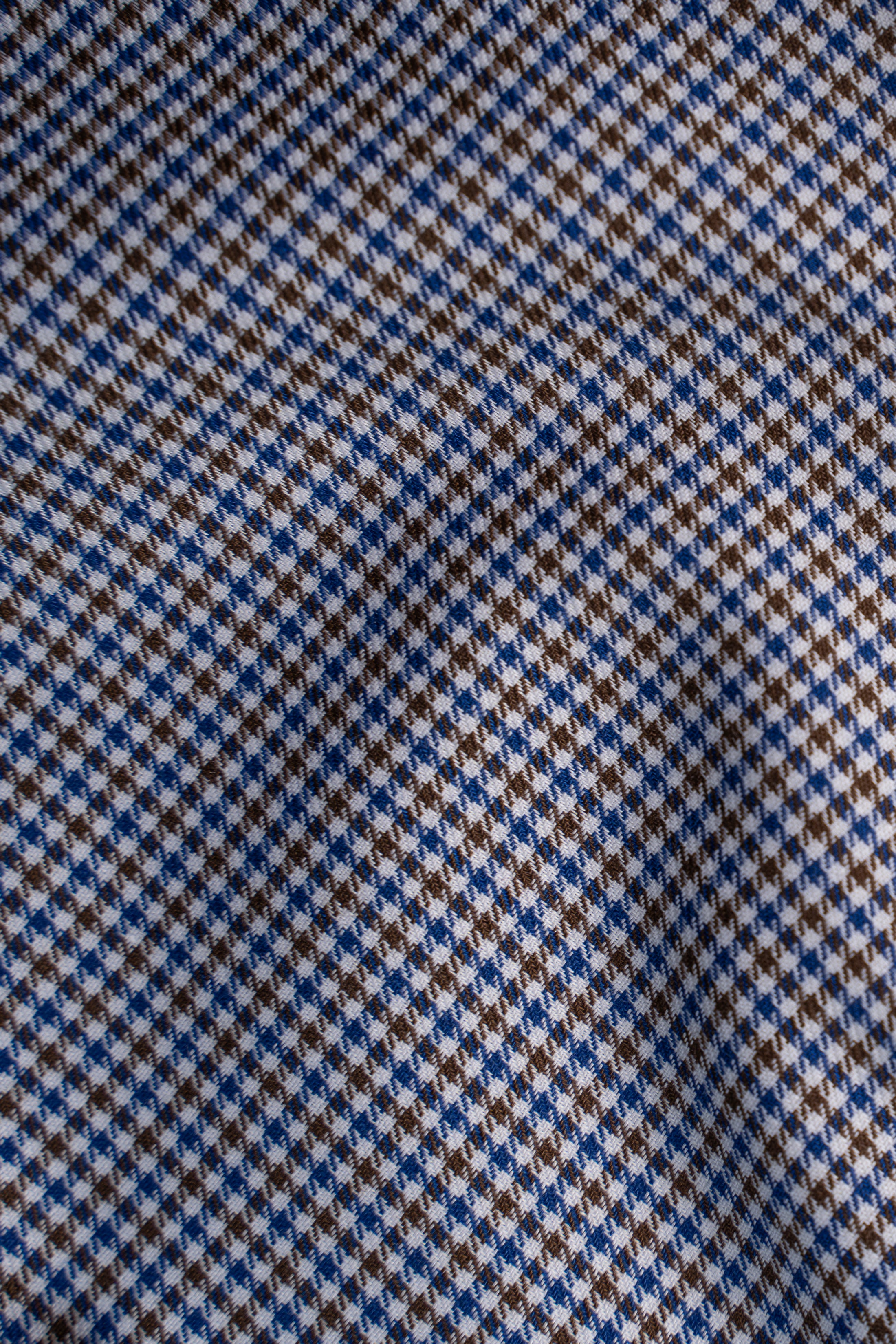 SEMI FORMAL SHIRT NAVY BROWN