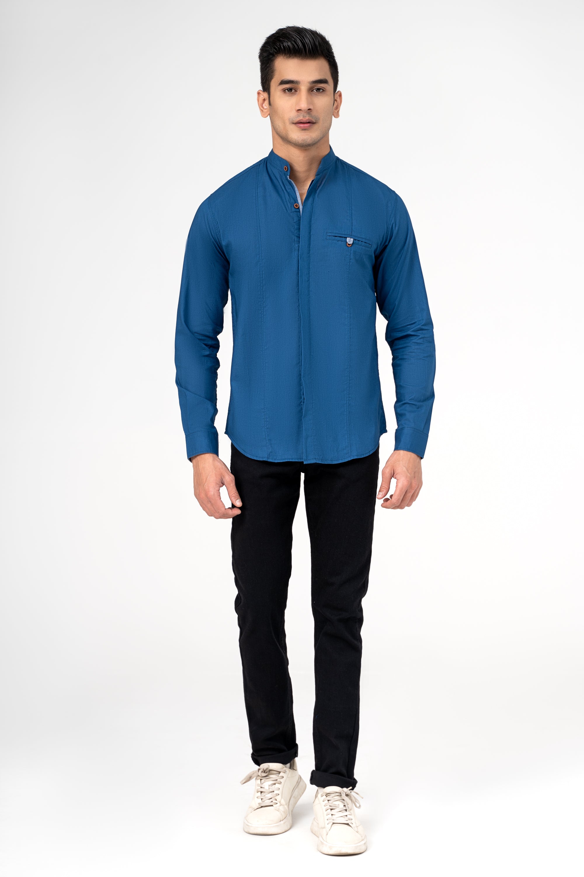 Kevin Blue Casual Shirt main image 1