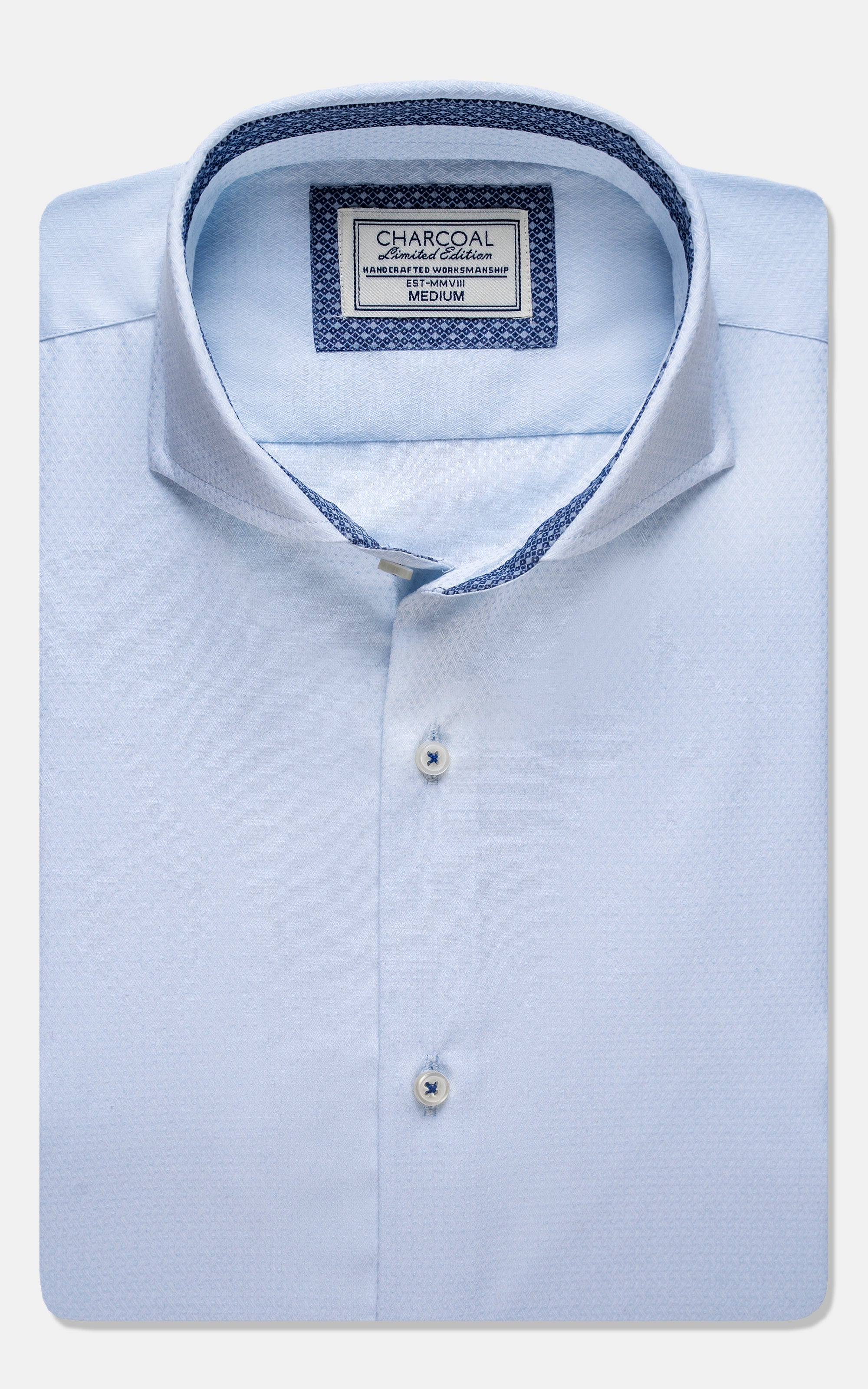 FRENCH COLLAR SHIRT LIGHT SKY